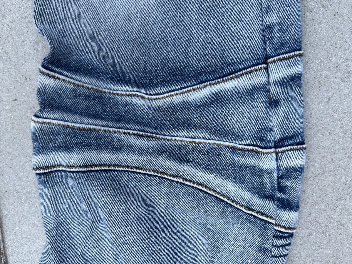 In The Attic In The Attic Homme Moto Distressed Denim Jeans Y2K Japan Size US 28 / EU 44 - 23 Thumbnail