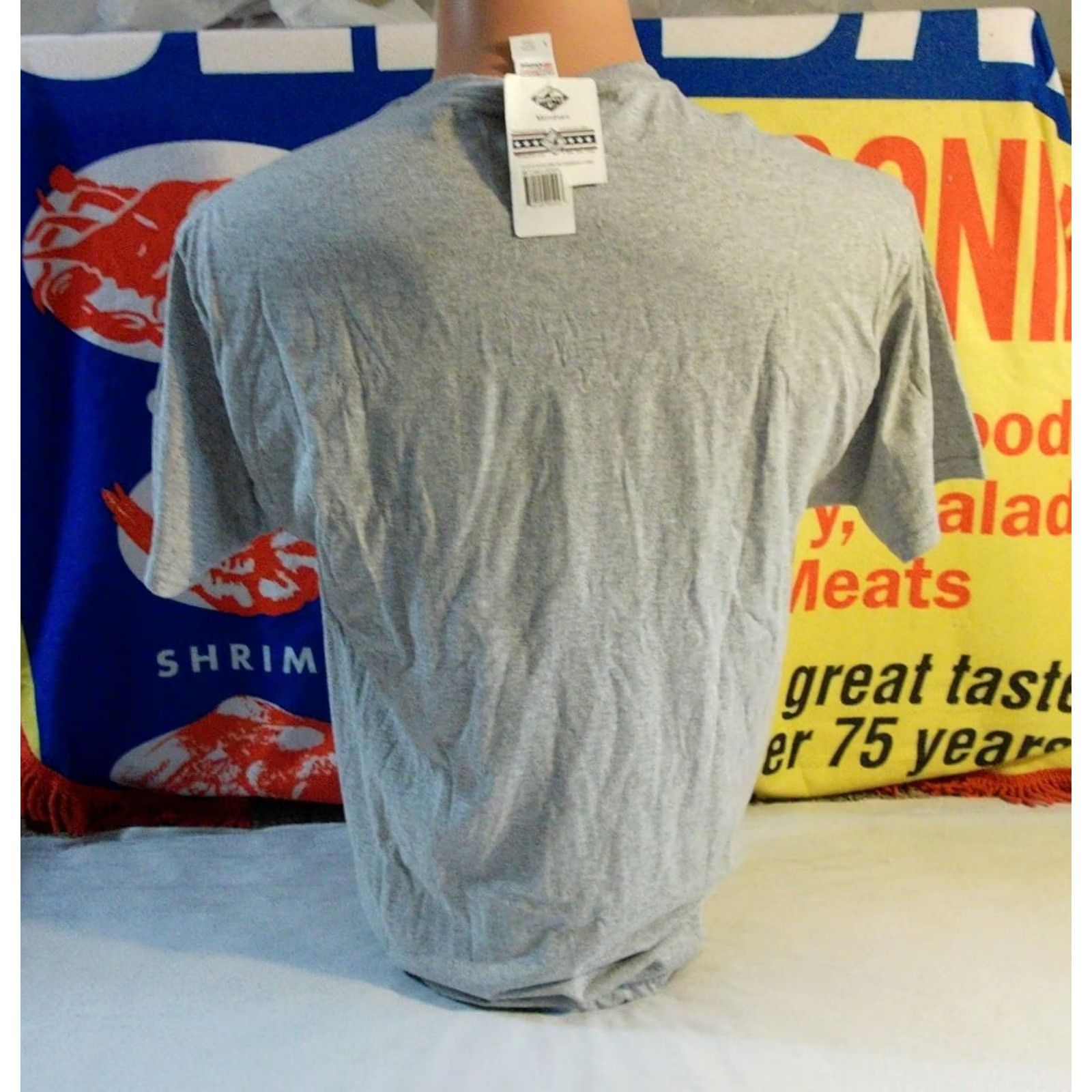 Fruit Of The Loom MENDHAM NEW JERSEY Graphic T-Shirt Mens Large Fruit of the Loom Gray 90% Cotton 10% Polyester Shirt Regular Fit Size US L / EU 52-54 / 3 - 4 Thumbnail