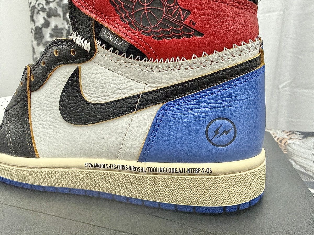 Jordan Brand × Union LA Jordan 1 Union LA x Fragment Varsity Red US 6.5 Size US 6.5 / EU 39-40 - 4 Thumbnail