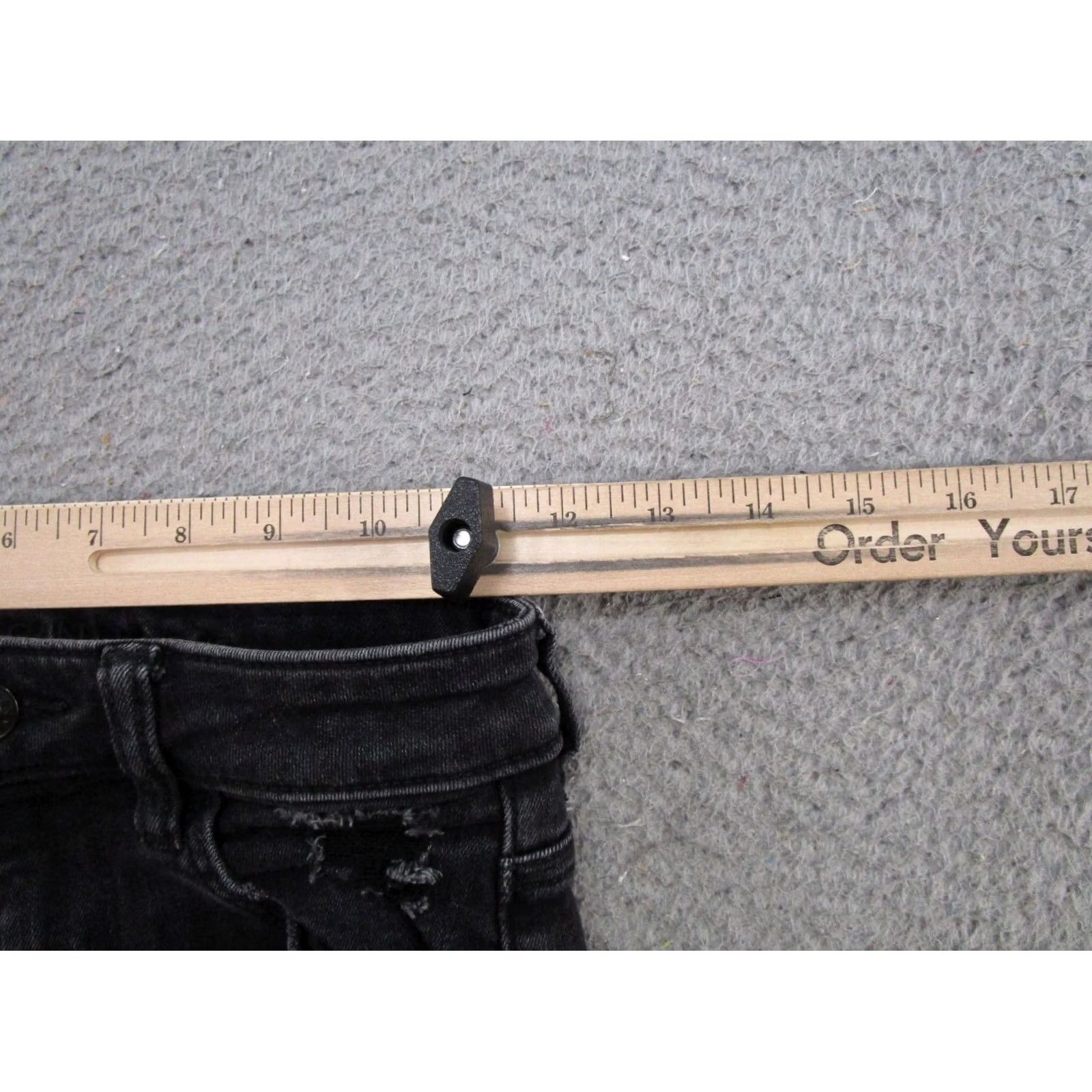 American Eagle Outfitters VINTAGE American Eagle Next Level Stretch Super Hi Rise Jegging Jeans Size 0 Short Black Size 25" / US 0 / IT 36 - 5 Thumbnail