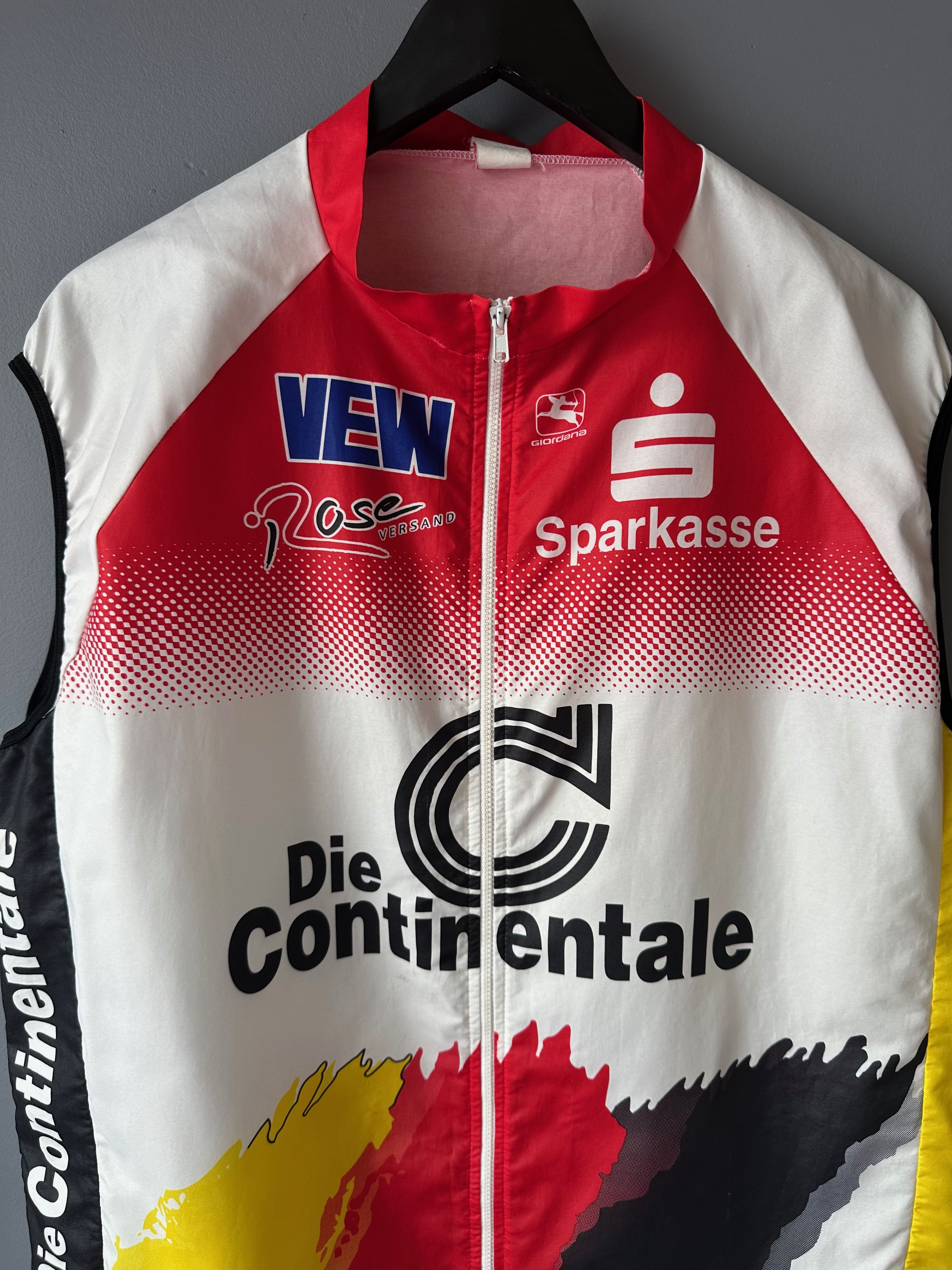 Vintage 1999 Giordana Die Continentale Cycling Vest XXXL light Size US XXL / EU 58 / 5 - 3 Thumbnail