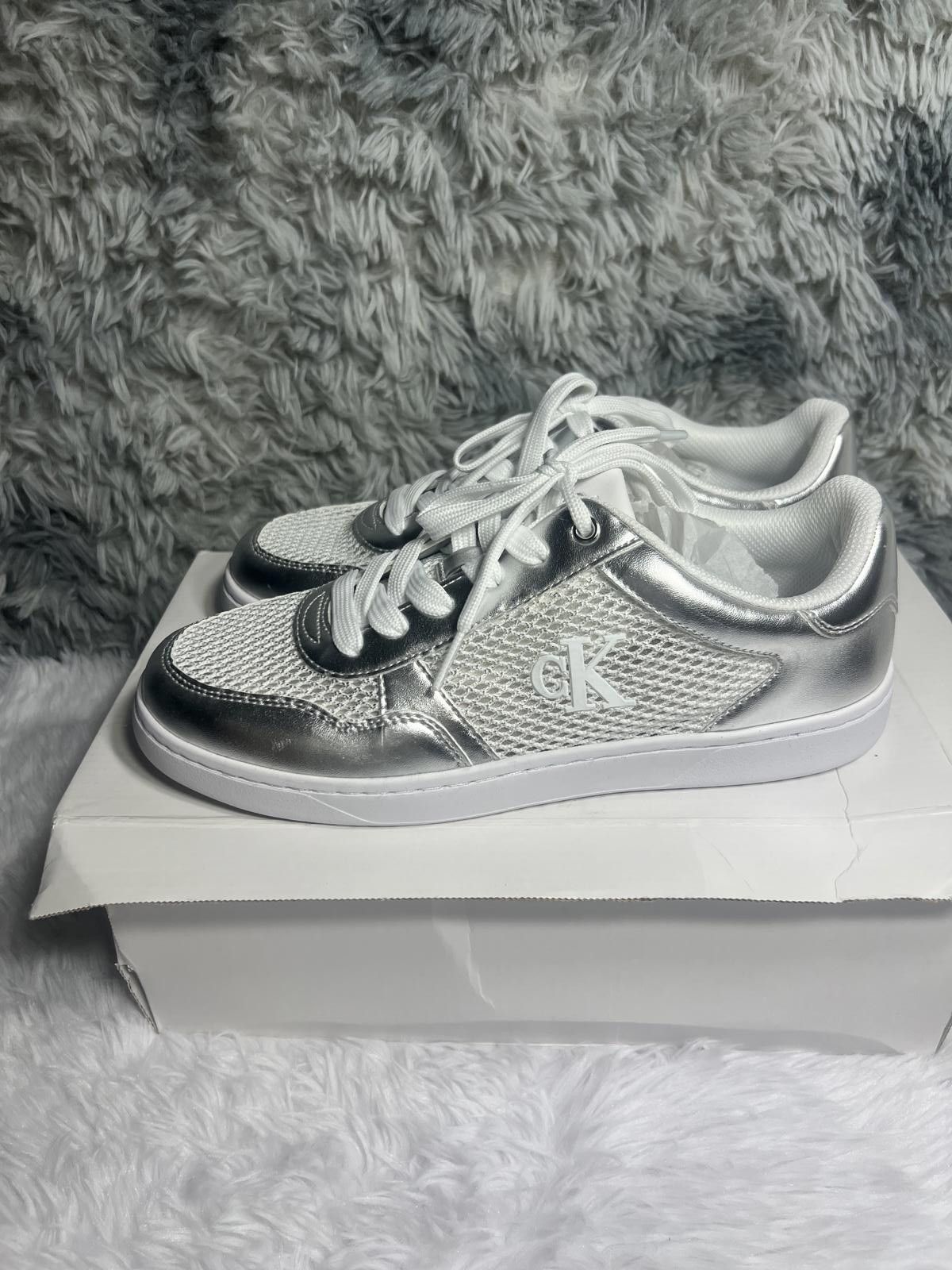 Other Calvin Klein Silver Sneakers KC HEYRA Size 9.5 M Size US 9.5 / IT 39.5 - 1 Thumbnail