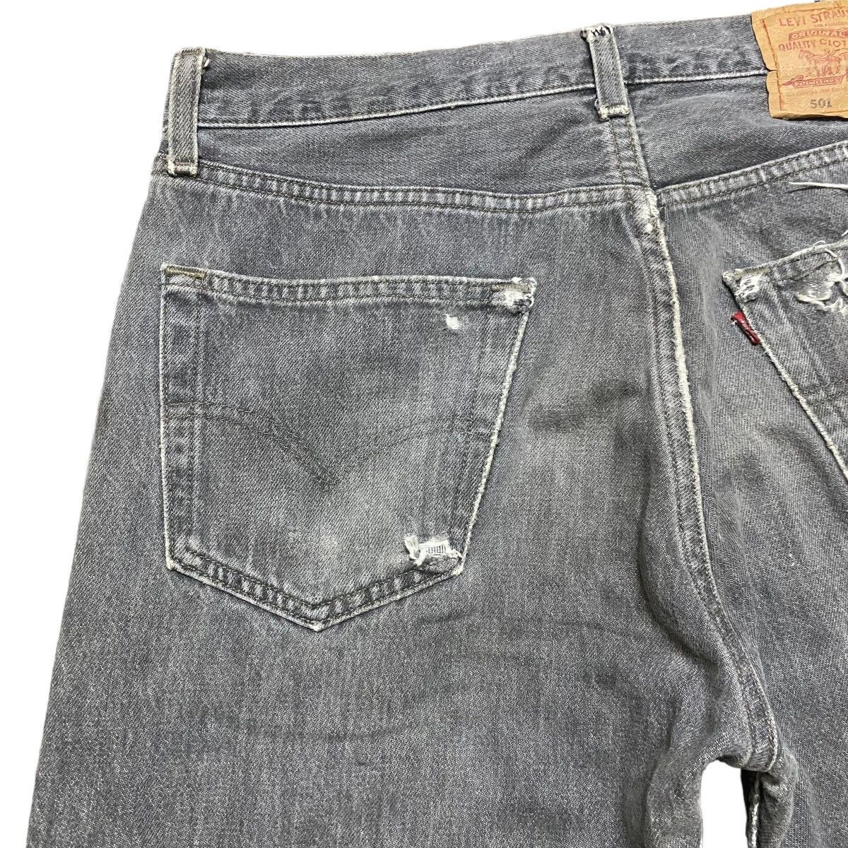 Levi's Vintage 90s Levis 501 Distressed Jeans Size US 33 - 11 Thumbnail