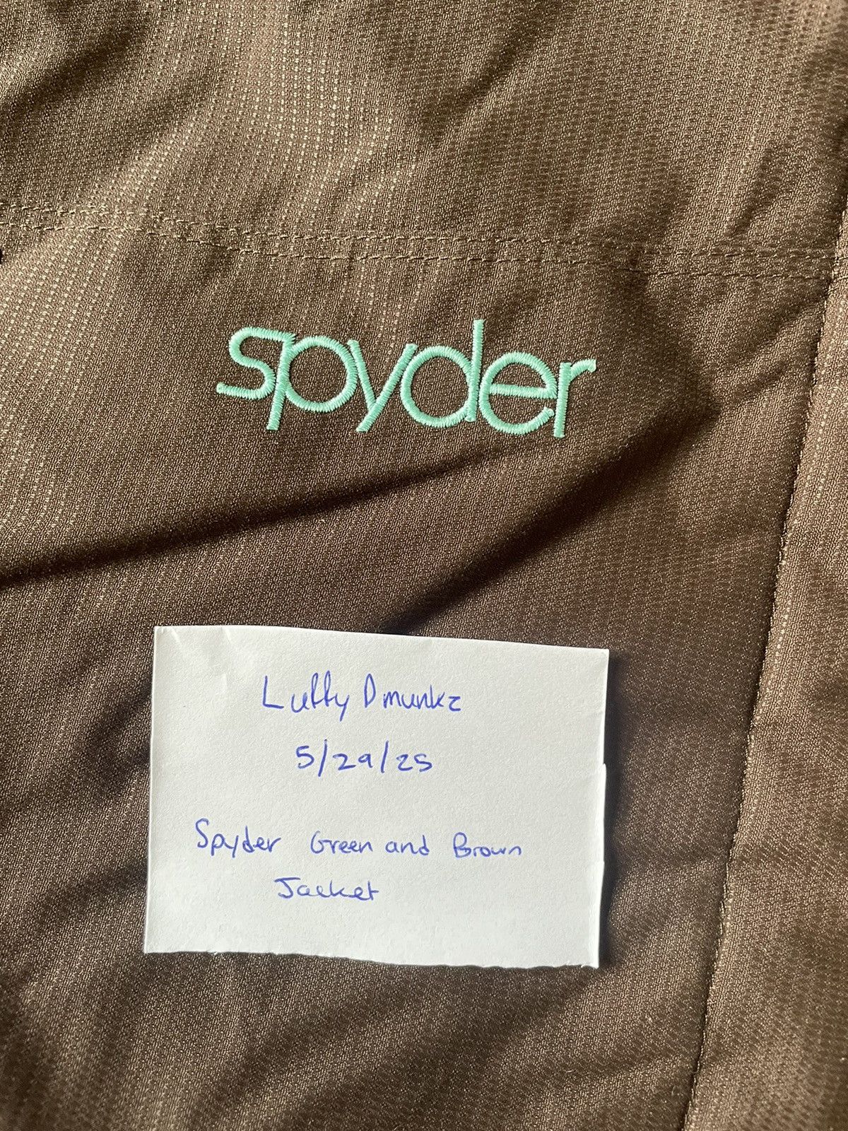 Spyder Spyder Green and Brown Ski Jacket Size XL / US 12-14 / IT 48-50 - 3 Thumbnail