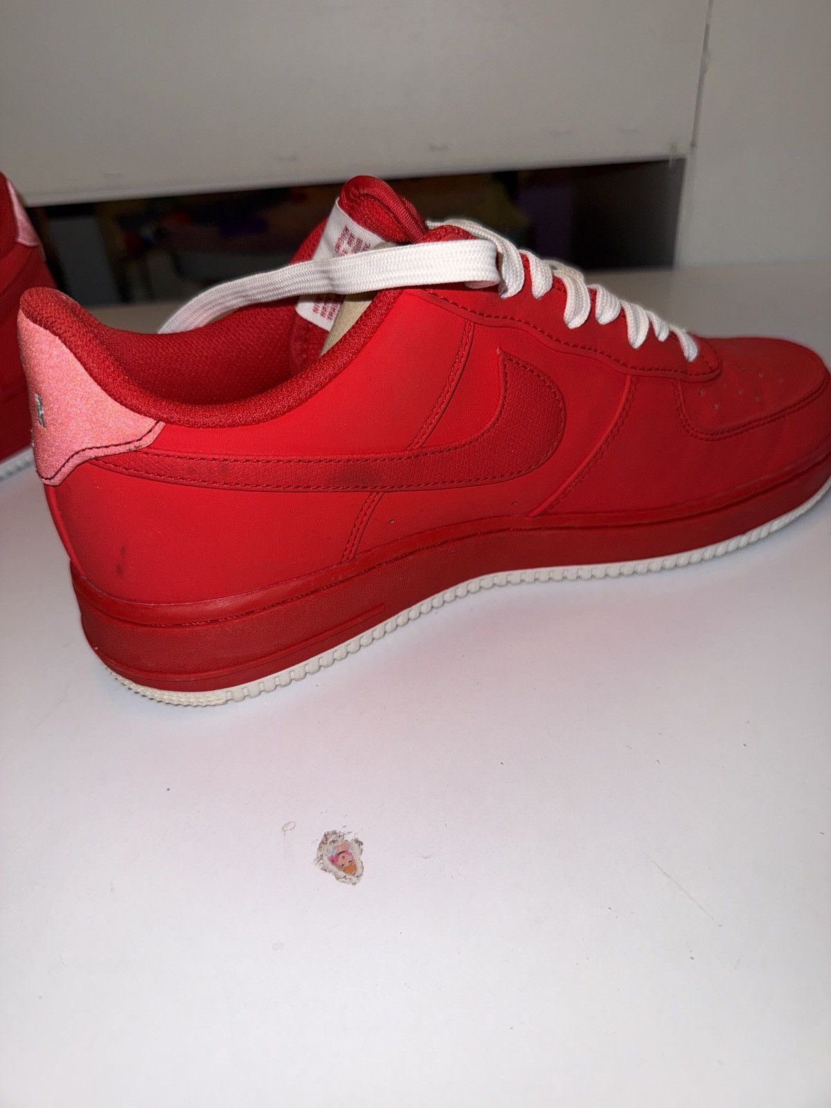 Nike Air Force 1 - red/white Size US 9 / EU 42 - 13 Thumbnail