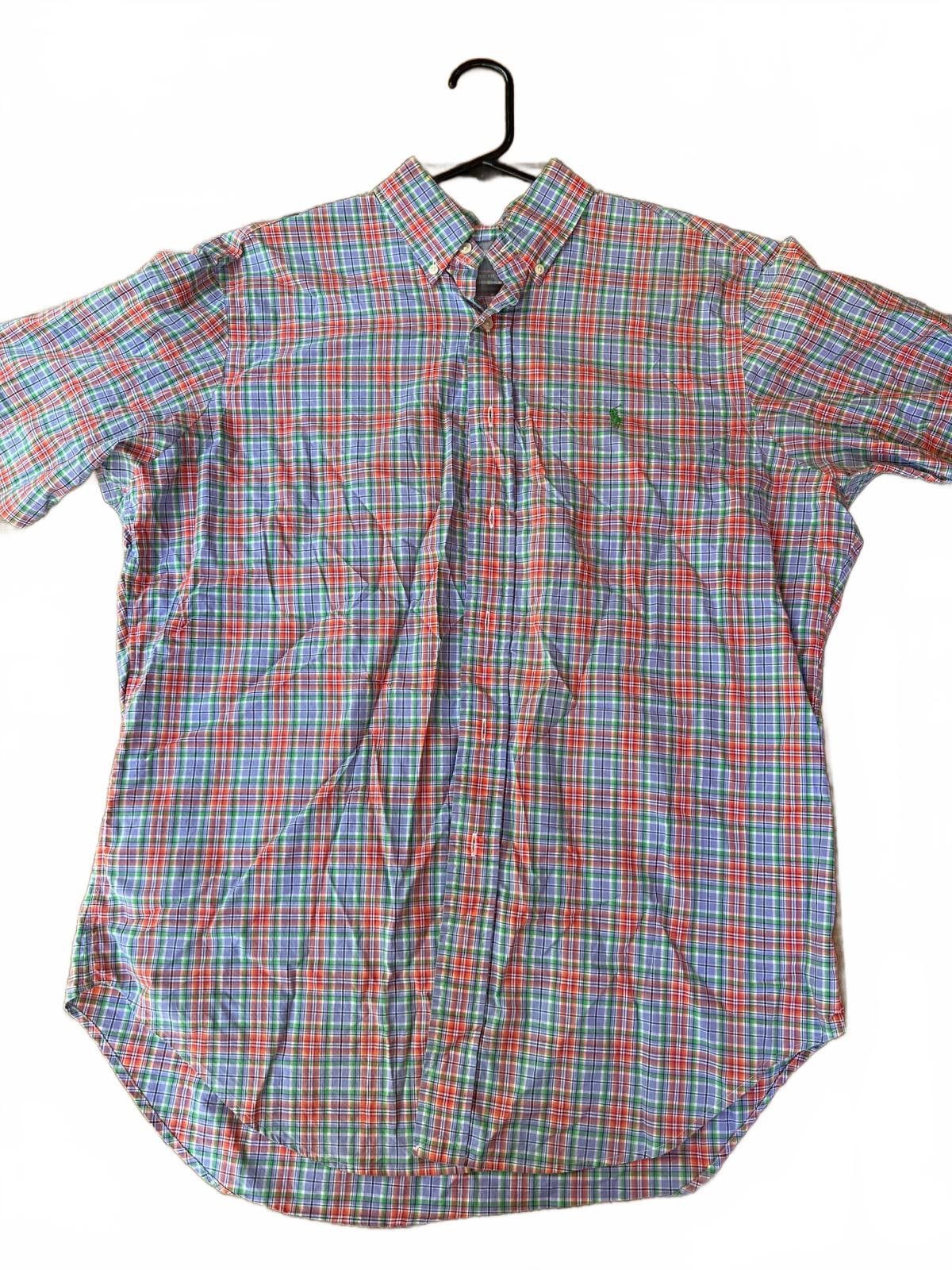 Polo Ralph Lauren Ralph Lauren Classic Fit Short Sleeve Button-Down Shirt Size US L / EU 52-54 / 3 - 1 Thumbnail