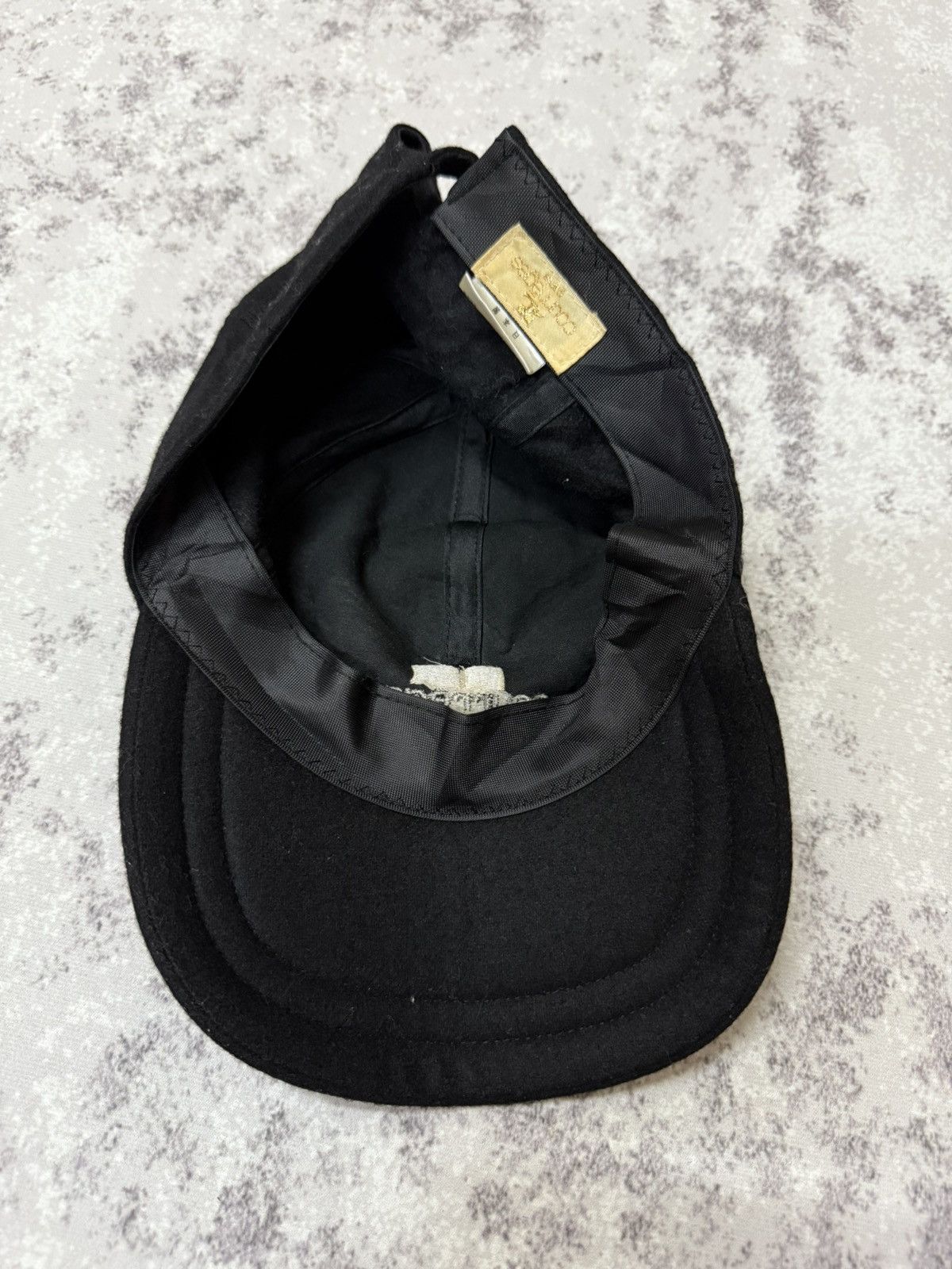 Courreges 90s Vintage Courreges Wool Adjustable Cap Size ONE SIZE - 11 Thumbnail