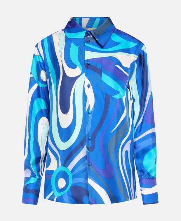 Emilio Pucci Silk blouse Size XS / US 0-2 / IT 36-38 - 1 Thumbnail