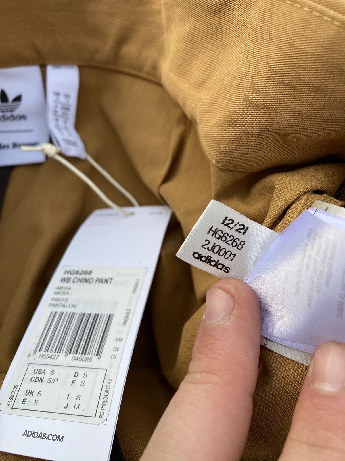Adidas × Wales Bonner New Adidas Wales Bonner Flared Khaki Pants Size S Size US 31 - 14 Thumbnail