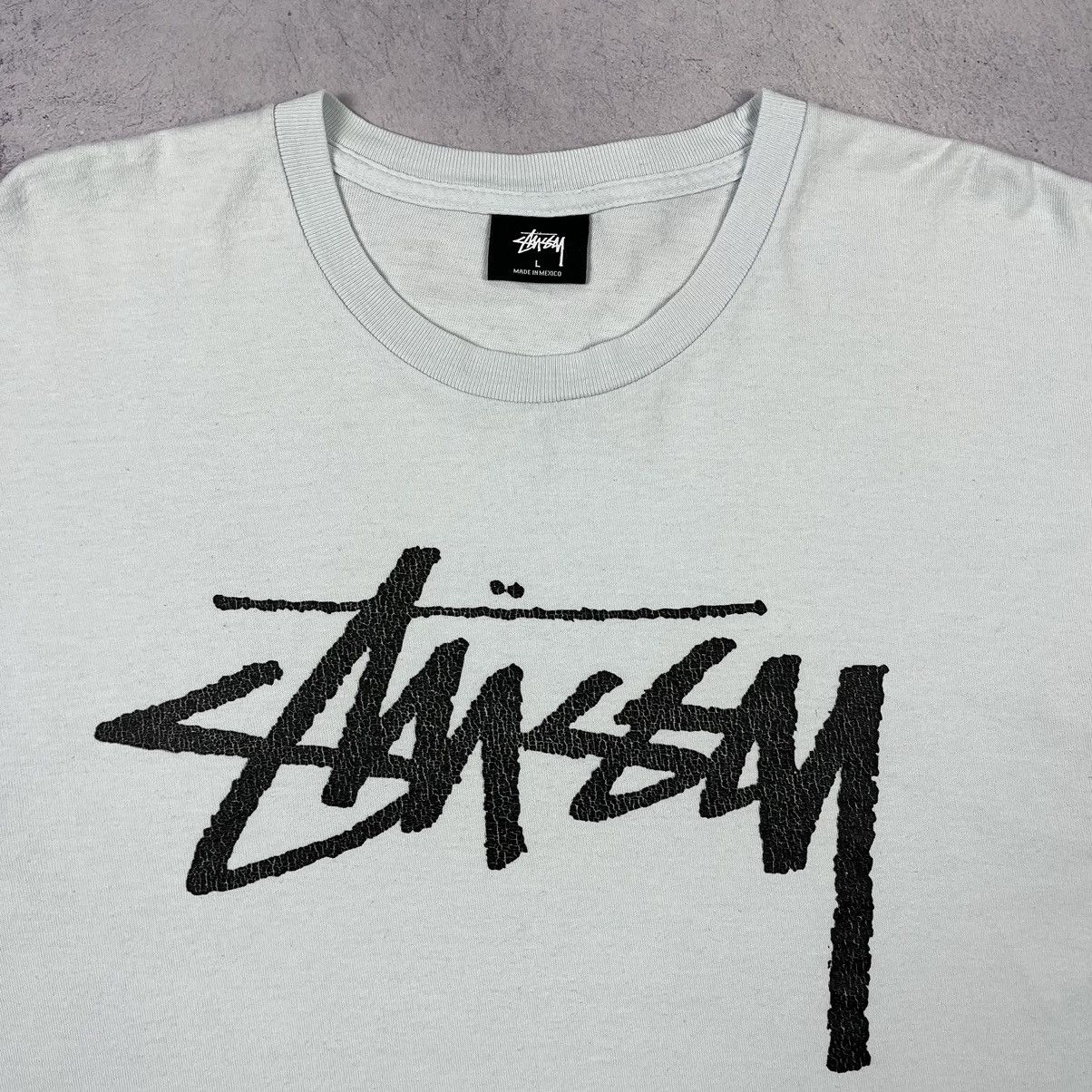 Stussy Vintage Stussy big logo y2k baby blue longsleeve 90’s Size US L / EU 52-54 / 3 - 3 Thumbnail