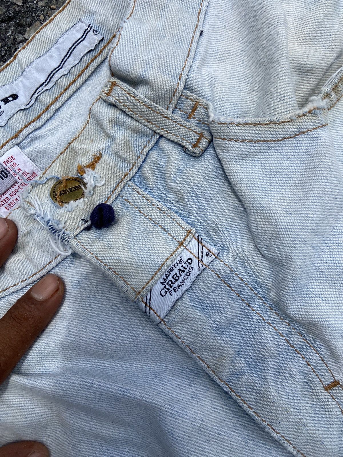 Marithe + Francois Girbaud × Vintage Distressed Marithe Francois Girboud Denim Size US 30 / EU 46 - 7 Thumbnail