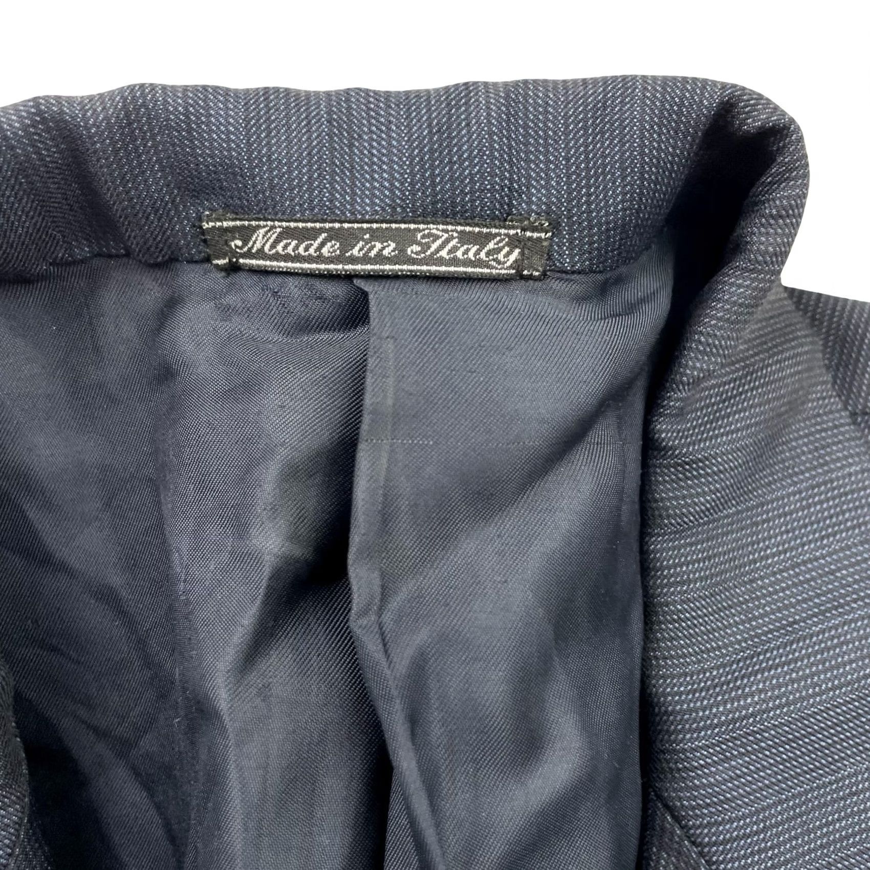 Ermenegildo Zegna VINTAGE Ermenegildo Zegna Blazer Men’s Wool/Silk 2-Button Navy Blue 42R US Italy Striped Jacket Coat Regular Mens Size 42R - 5 Thumbnail