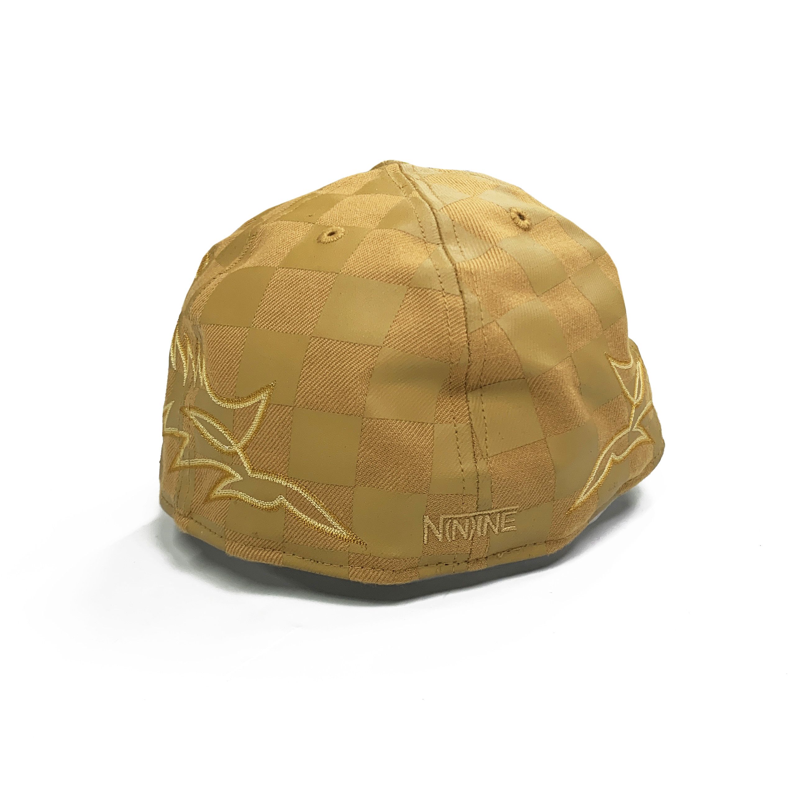 Number (N)ine 2009 Angel Wings Embroidered Fitted Hat (Khaki) Size ONE SIZE - 5 Thumbnail