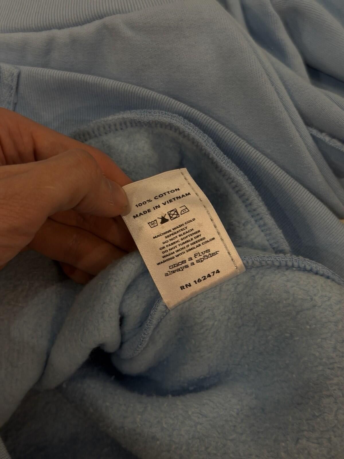 Sp5der Sp5der Stone Hoodie Size (XL) 2026 100% Authentic Blue VVS Size US XL / EU 56 / 4 - 8 Thumbnail
