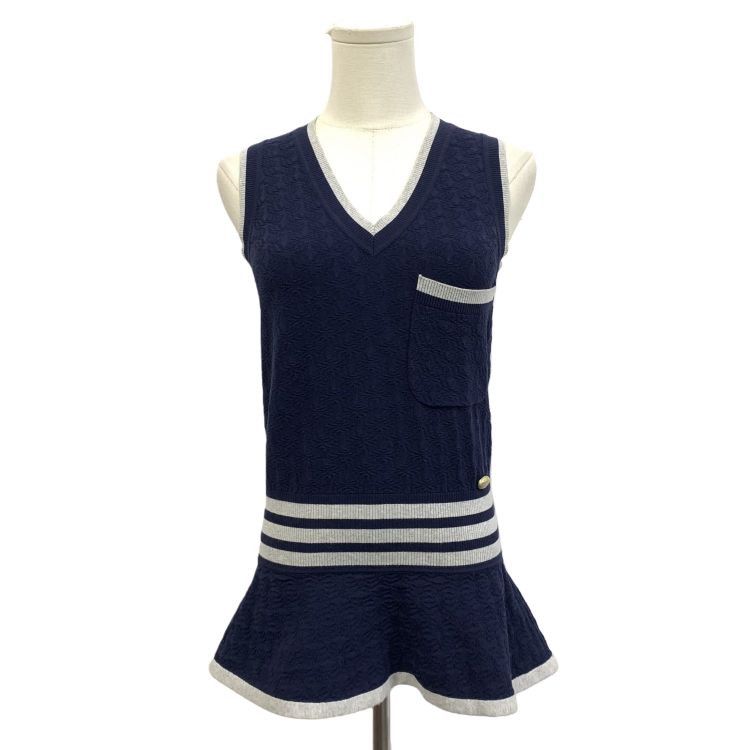 Chanel Chanel Textured Knit Tank Top Size 34 Size XS / US 0-2 / IT 36-38 - 1 Thumbnail