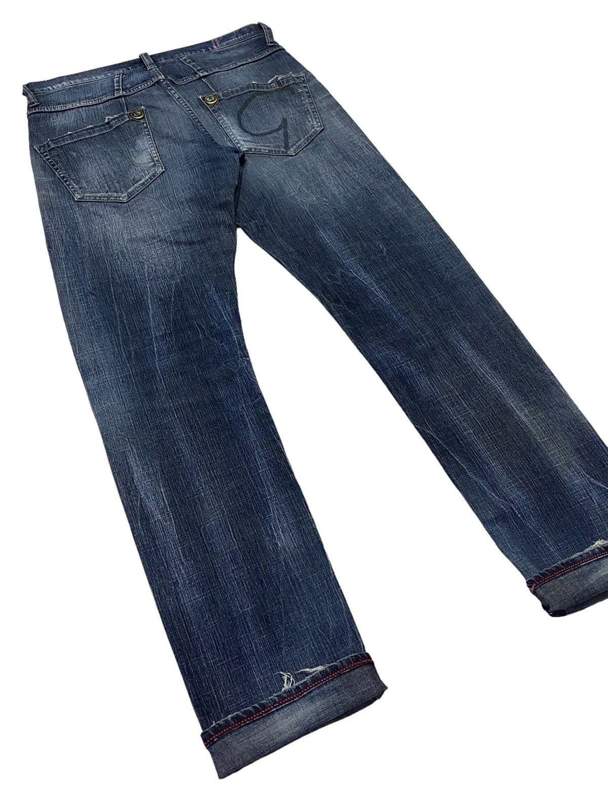Marithe + Francois Girbaud Marithe Francois Girbaud Patchwork Ripped Distressed Denim Size US 32 / EU 48 - 25 Thumbnail