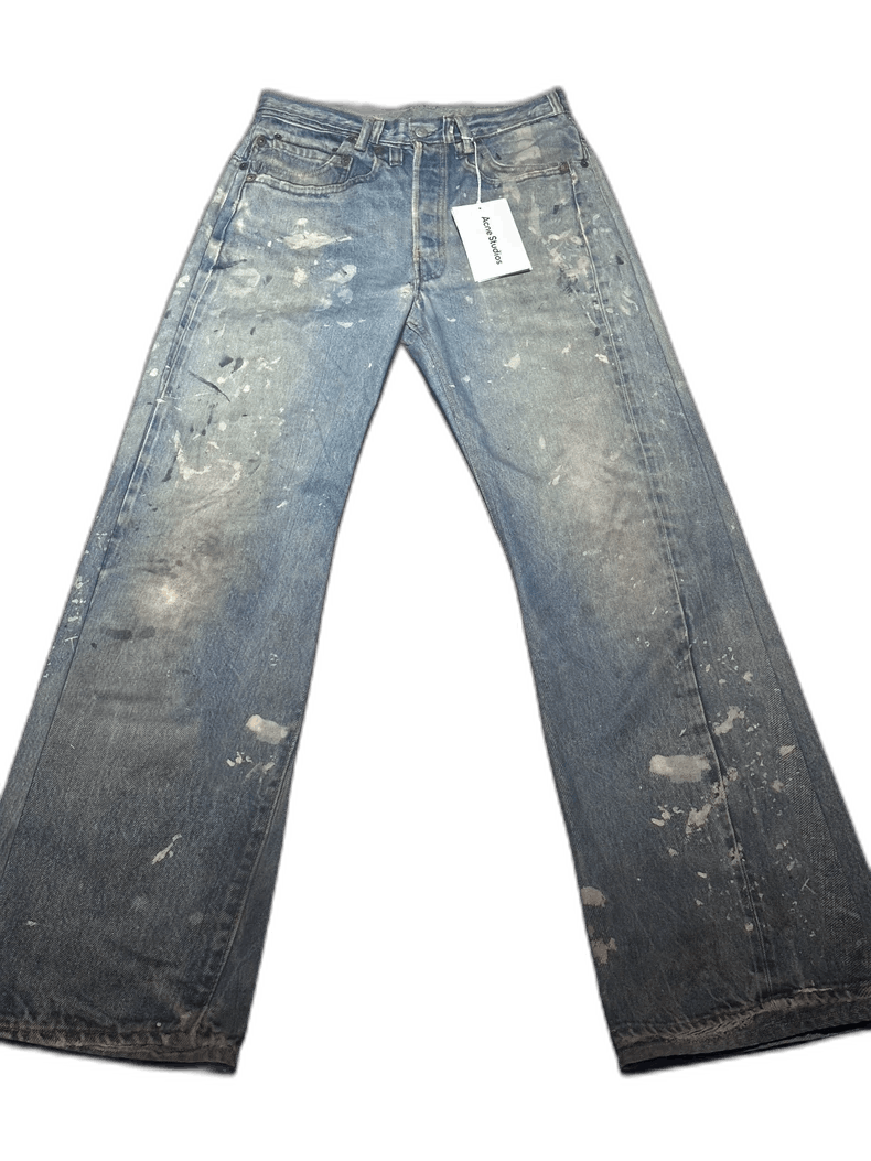 Acne Studios acne studios limited edition paint splatter jeans Size US 44 / EU 60 - 1 Thumbnail