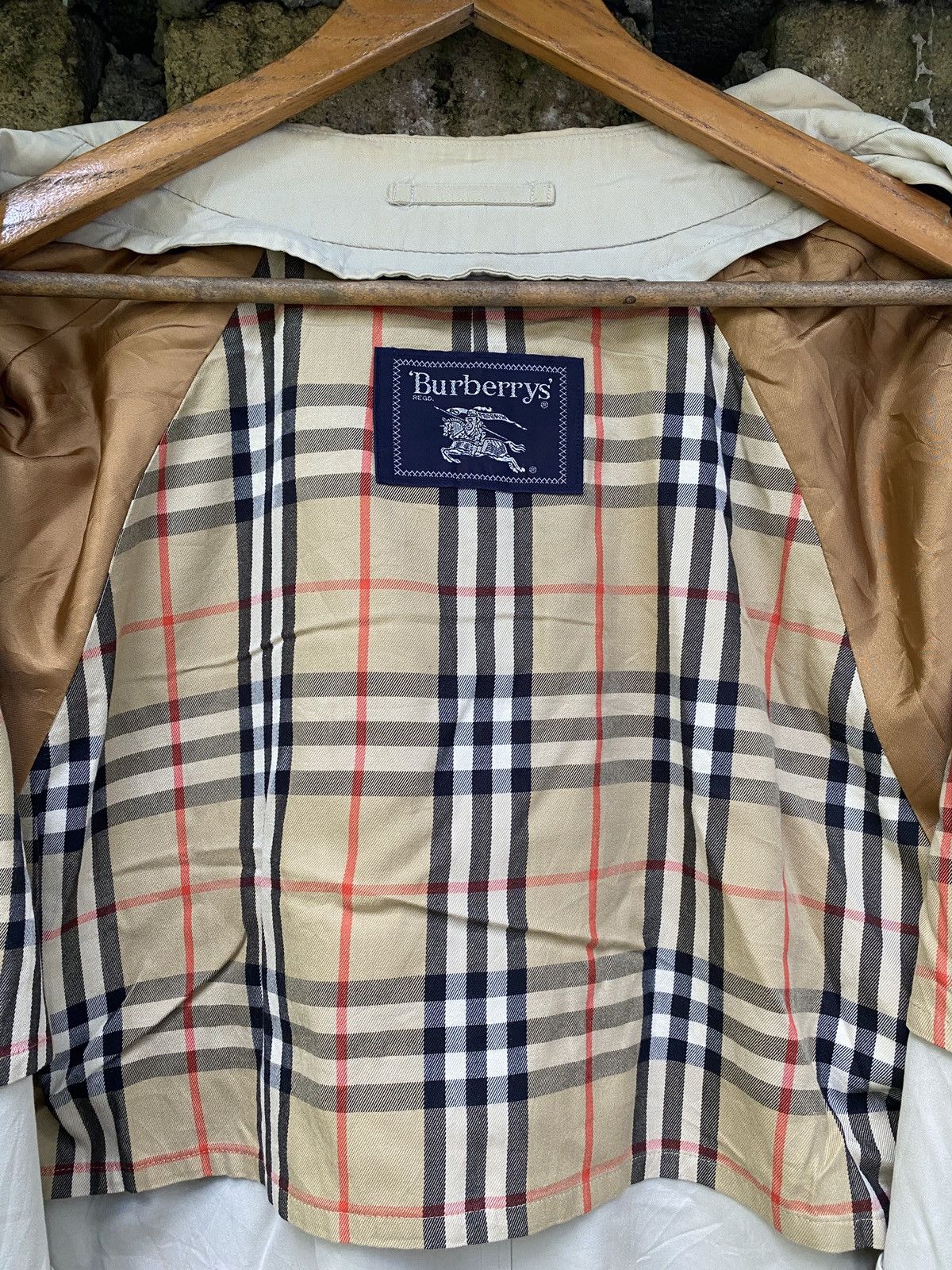 Burberry × Burberry Prorsum ✨Steals✨Vtg Burberry Nova Check Trench Coat Size US L / EU 52-54 / 3 - 5 Thumbnail