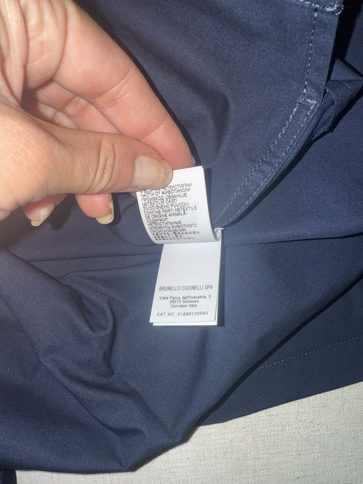Brunello Cucinelli Brunello Cucinelli navy pyjama set Size US M / EU 48-50 / 2 - 8 Thumbnail
