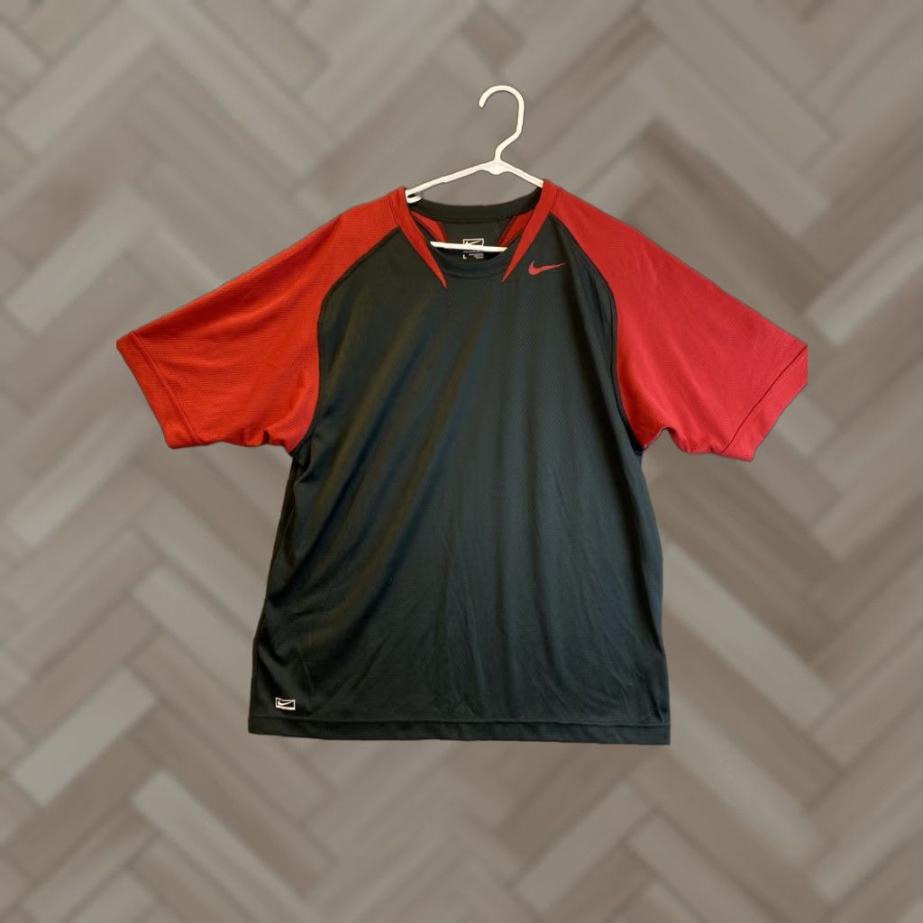 Nike Nike Fit Dry Shirt Mens L black Athletic Training Solid / 93-64 Size US L / EU 52-54 / 3 - 1 Thumbnail