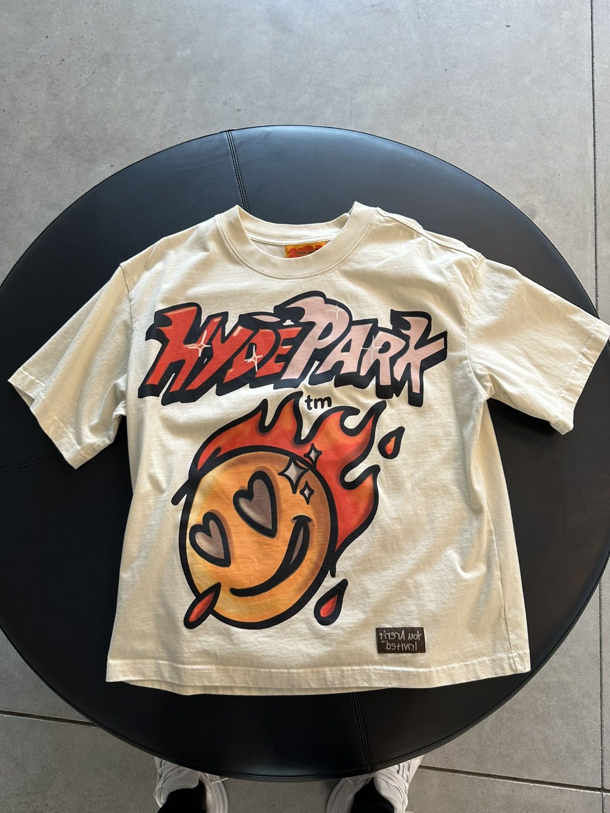 Hyde Park Goods Hyde Park Goods Fire Tee Beige Size US S / EU 44-46 / 1 - 1 Thumbnail
