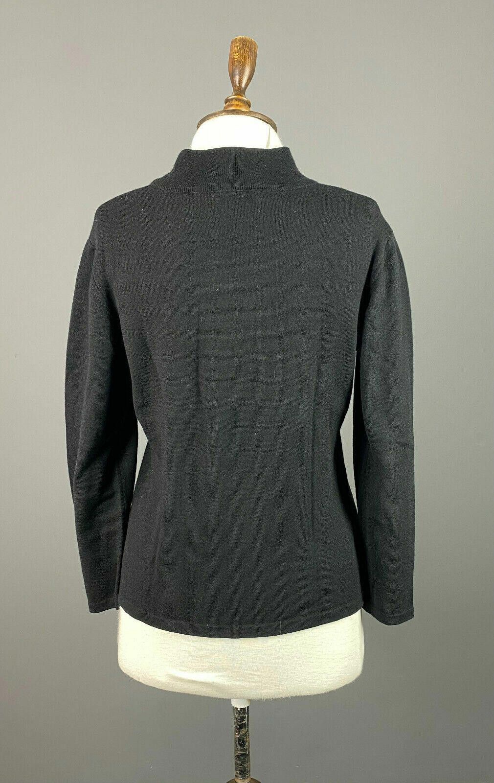 Escada Ladies Escada Margaretha Ley Black High Neck Sweater Size M / US 6-8 / IT 42-44 - 7 Thumbnail