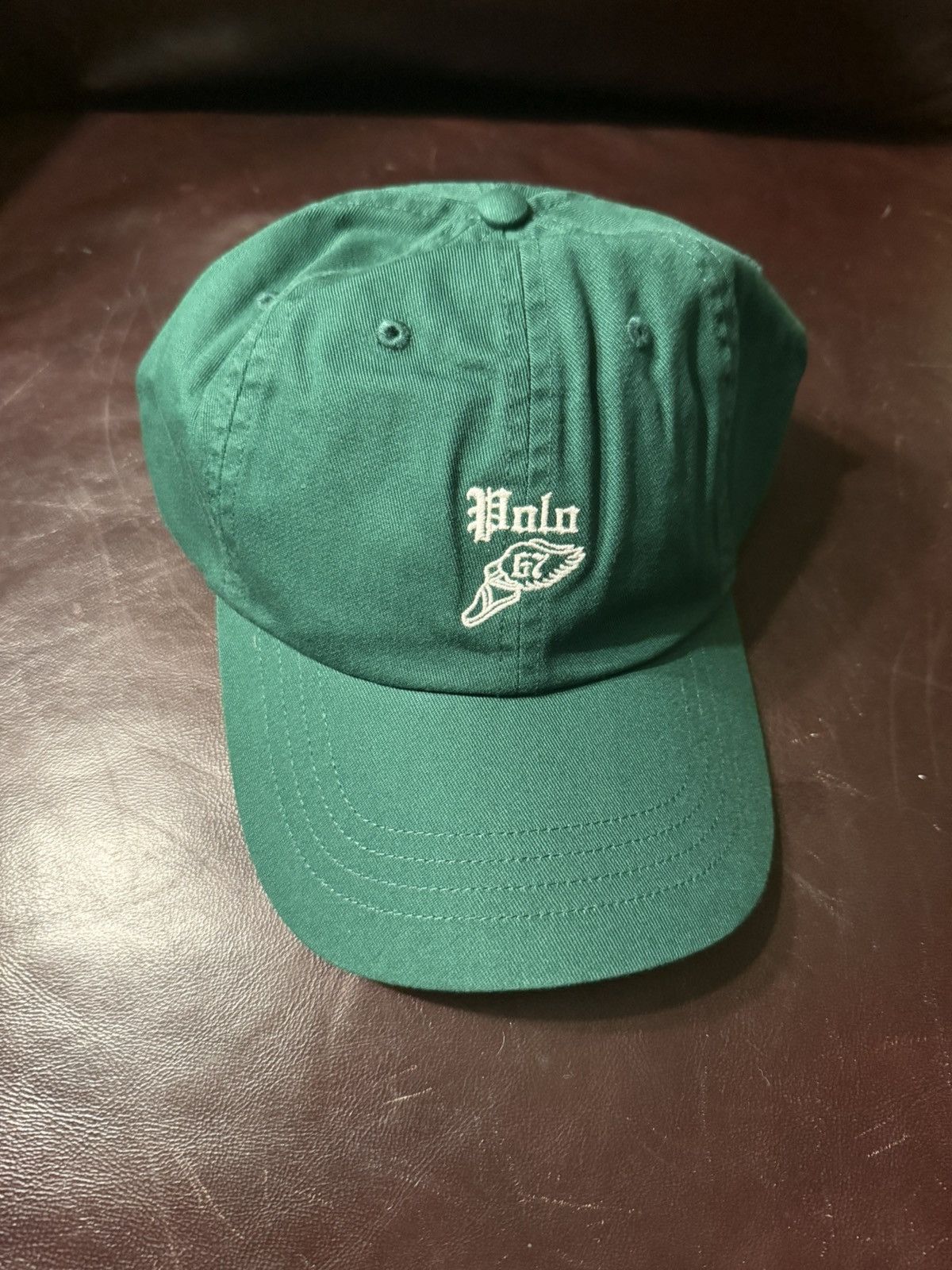 Polo Ralph Lauren Polo Ralph Lauren RL Embroidered Twill Ball Cap Green Size ONE SIZE - 5 Thumbnail