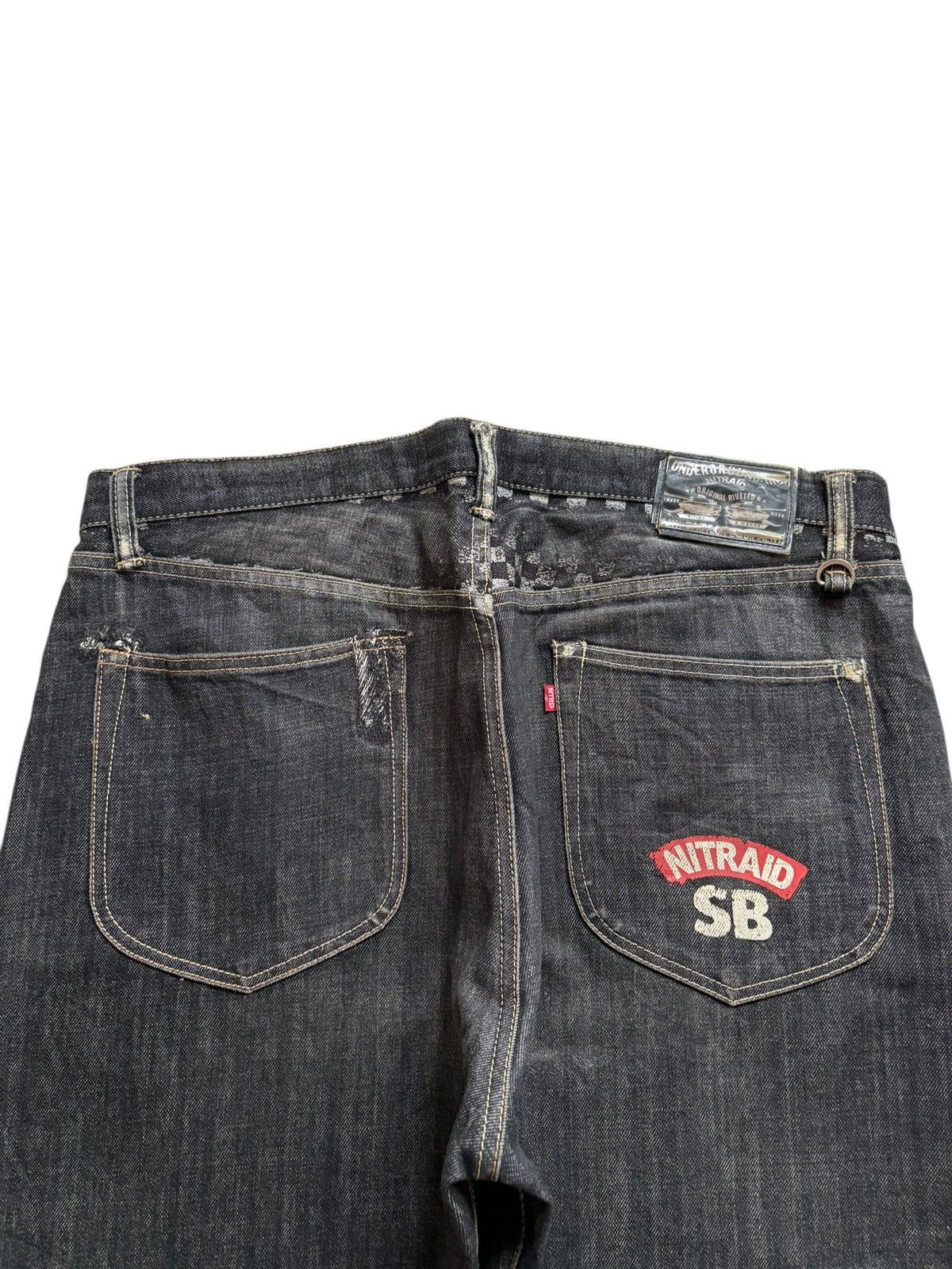 Japanese Brand Vintage Japanese Brand Button Fly Loose Baggy Jeans Size US 38 / EU 54 - 8 Thumbnail