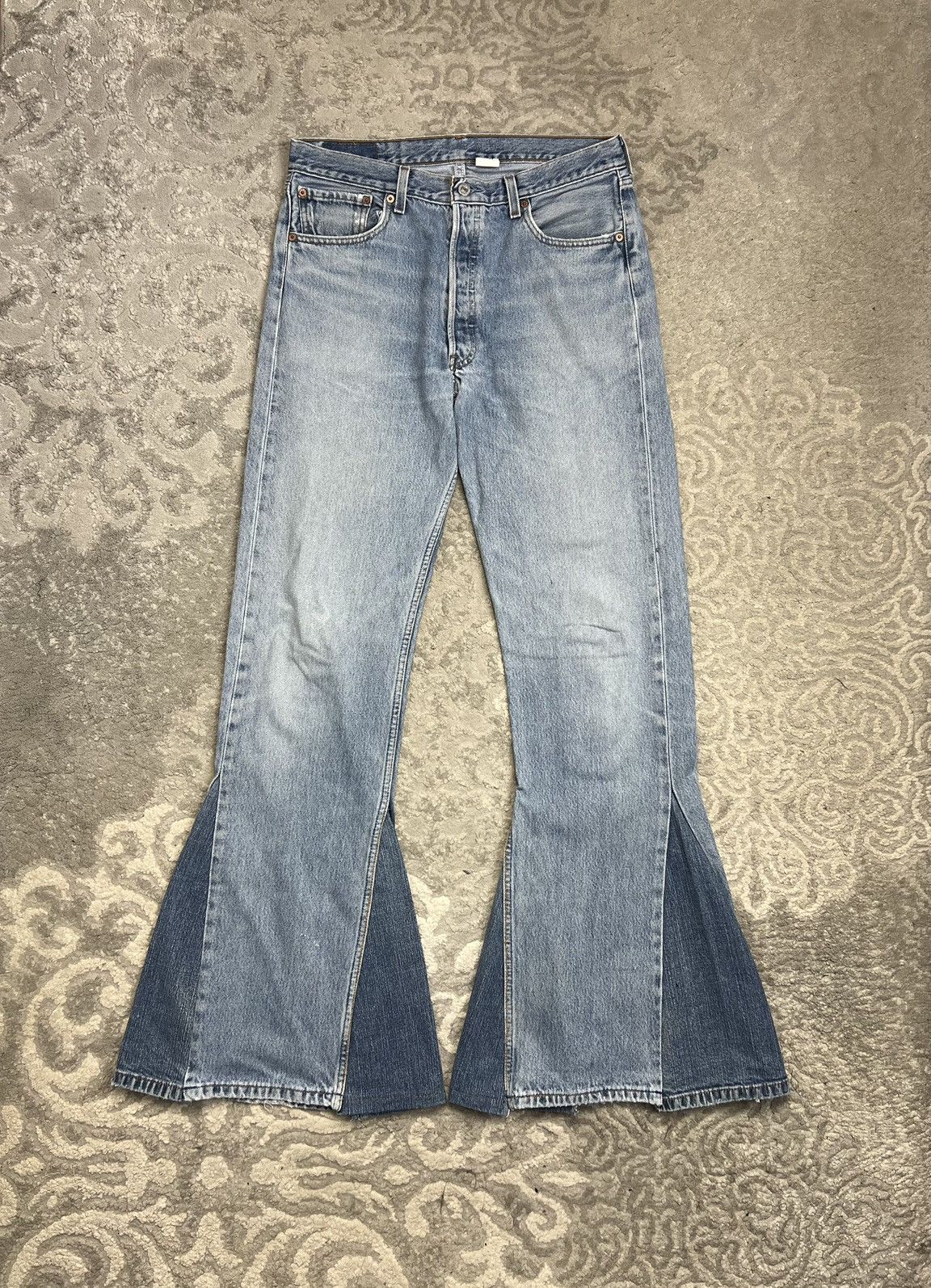 Levi's Unique Levi's 501 Engineered Japan Wide Leg Jeans 90’s Size US 34 / EU 50 - 3 Thumbnail