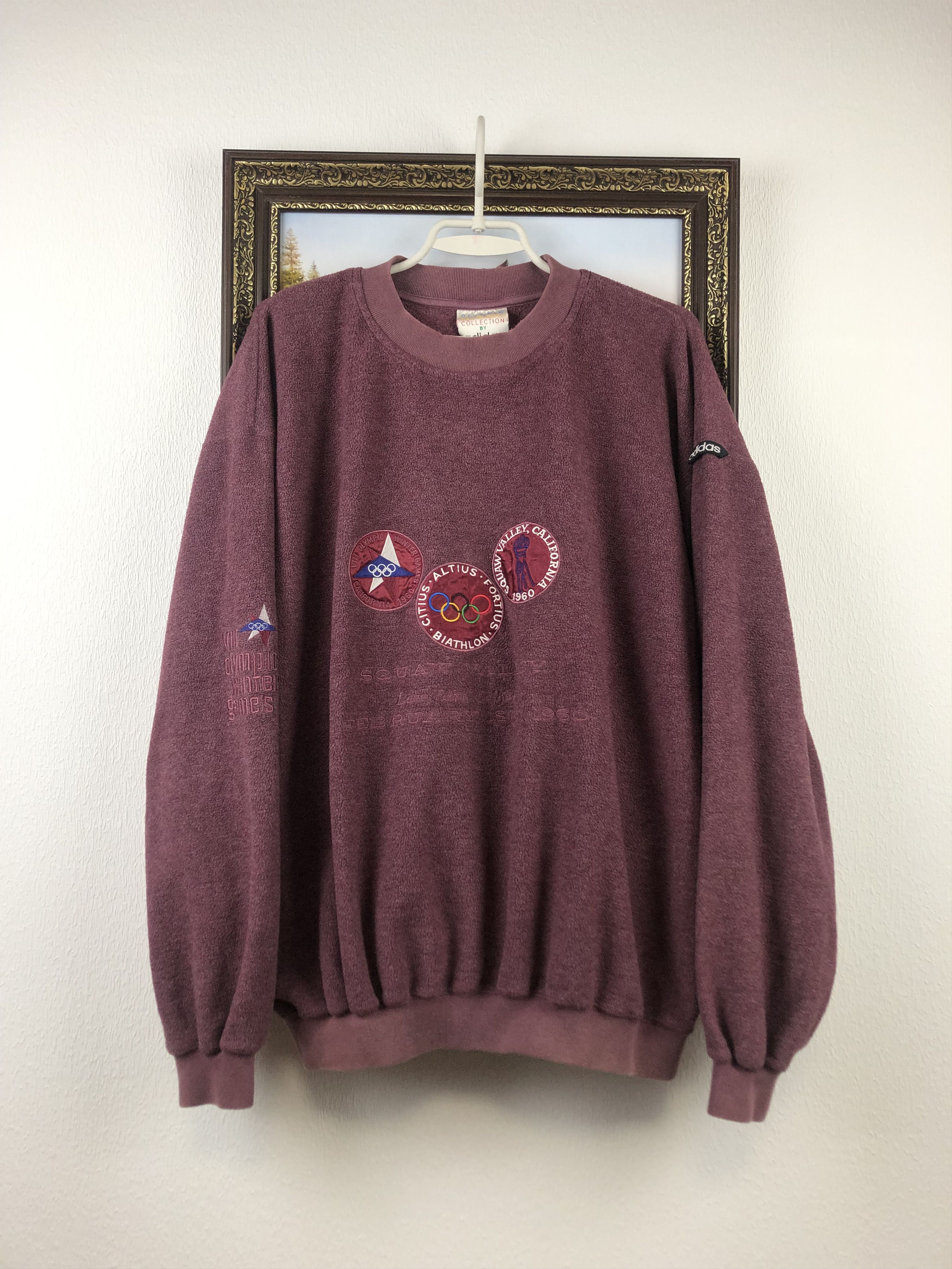 Adidas Vintage 1960 USA Winter Olympics Sweatshirt California Size US M / EU 48-50 / 2 - 1 Thumbnail