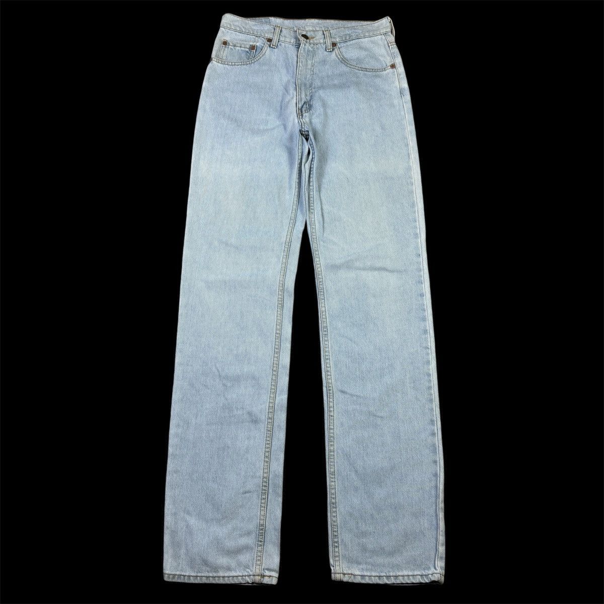 Levi's × Vintage 💥Vintage 90s Levis 515 Sick Blue Wash Denim Pant Size US 29 - 1 Thumbnail