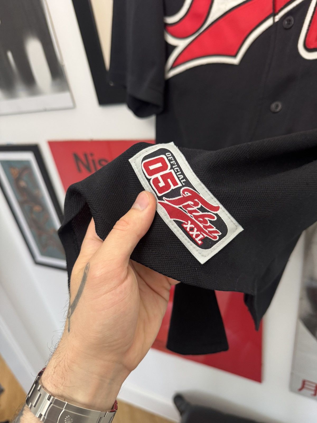 Fubu Fubu Vintage Rap Sport Jersey USA Rare Hype Skate Baseball Size US XL / EU 56 / 4 - 3 Thumbnail