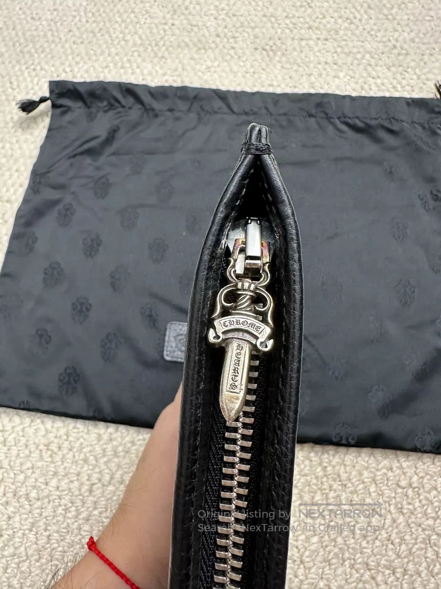 Chrome Hearts Chrome Hearts Black Sword Zipper Clutch. Size ONE SIZE - 3 Thumbnail
