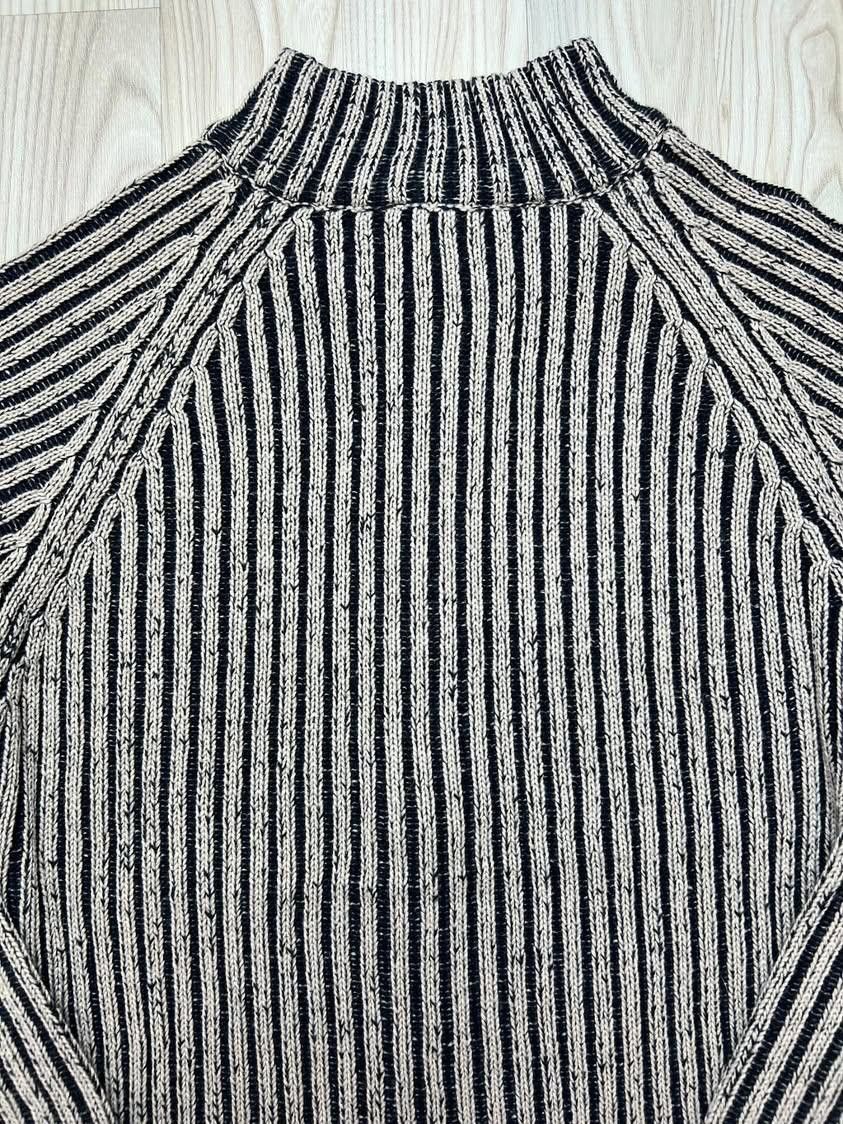 Japanese Brand Vintage ribbed Knit washed sweater 🔥 Size US L / EU 52-54 / 3 - 6 Thumbnail