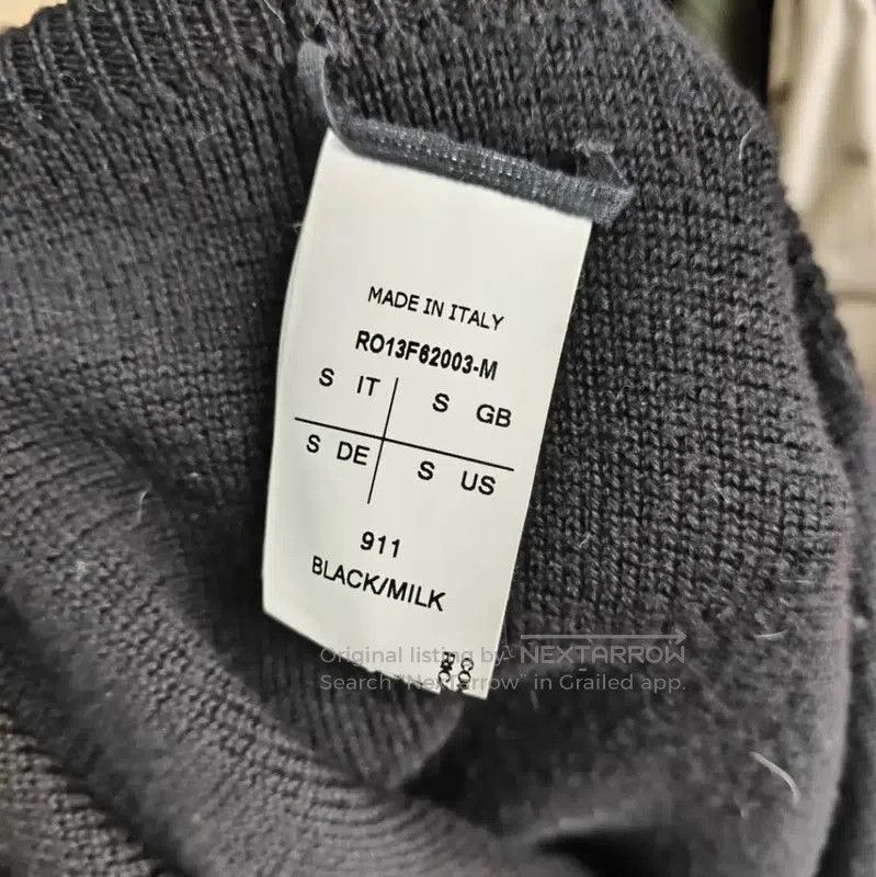 Rick Owens Rick Owens Black Wool Women's Knitted Sweater . Size S / US 4 / IT 40 - 4 Thumbnail