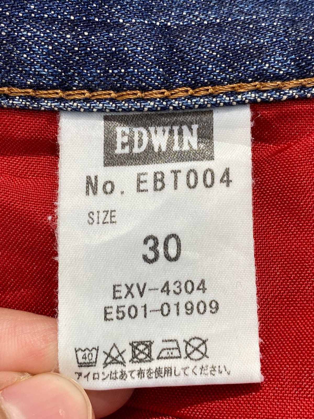 Edwin Vintage Edwin Blue Trip Faded Wash Whiskers Style Jeans Size US 32 / EU 48 - 19 Thumbnail