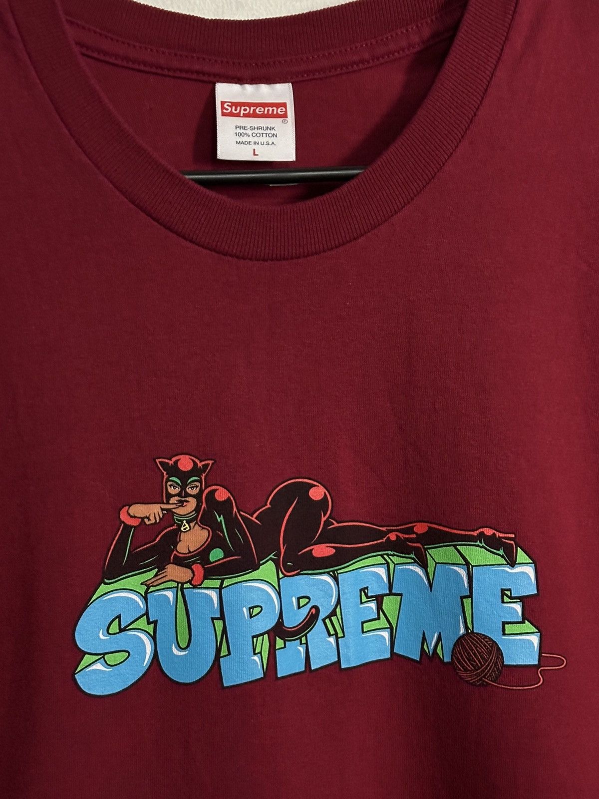 Supreme Supreme Catwoman Tee Size US L / EU 52-54 / 3 - 2 Thumbnail