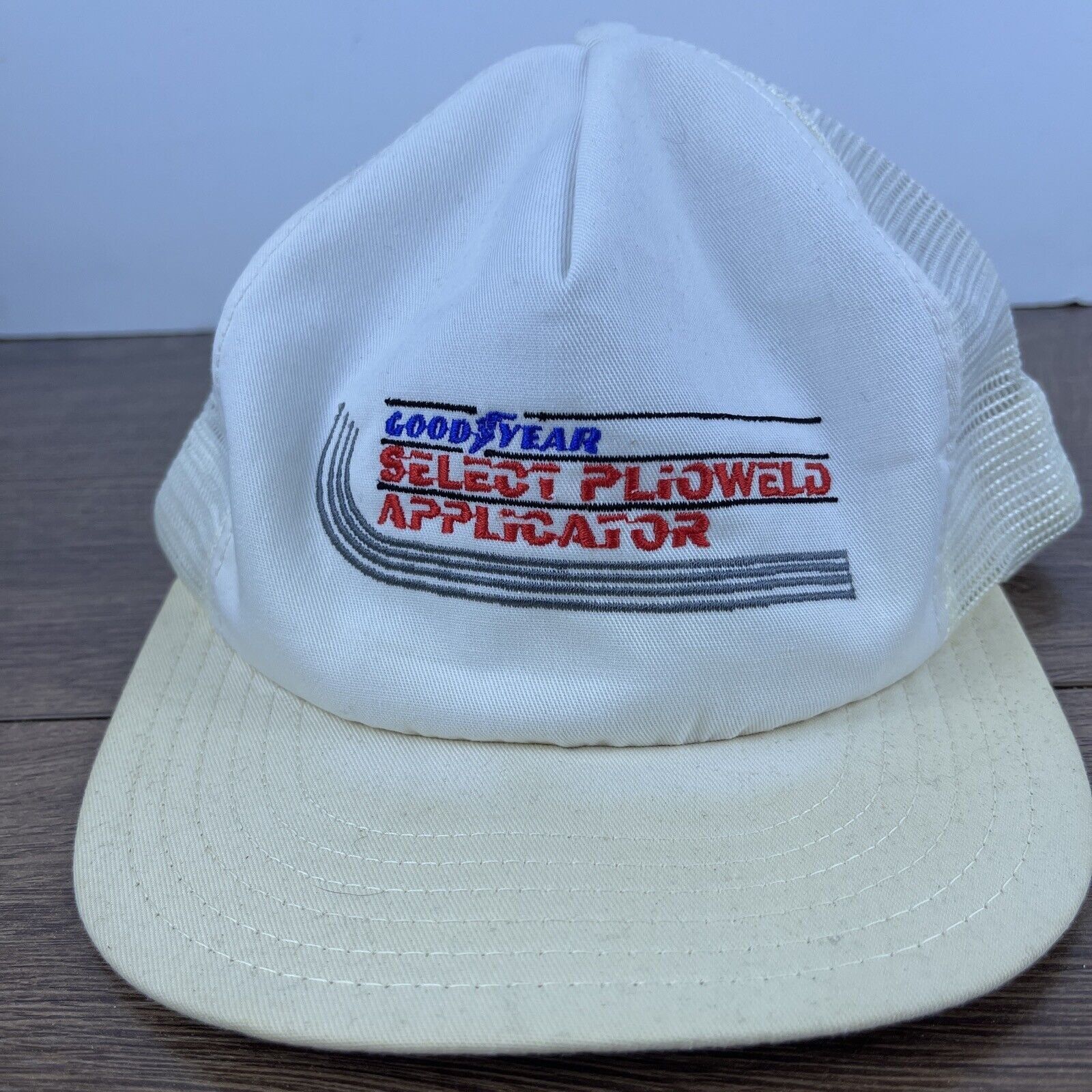 Other Goodyear Select Plioweld Snapback White Adjustable Hat Adult Size ONE SIZE - 2 Thumbnail