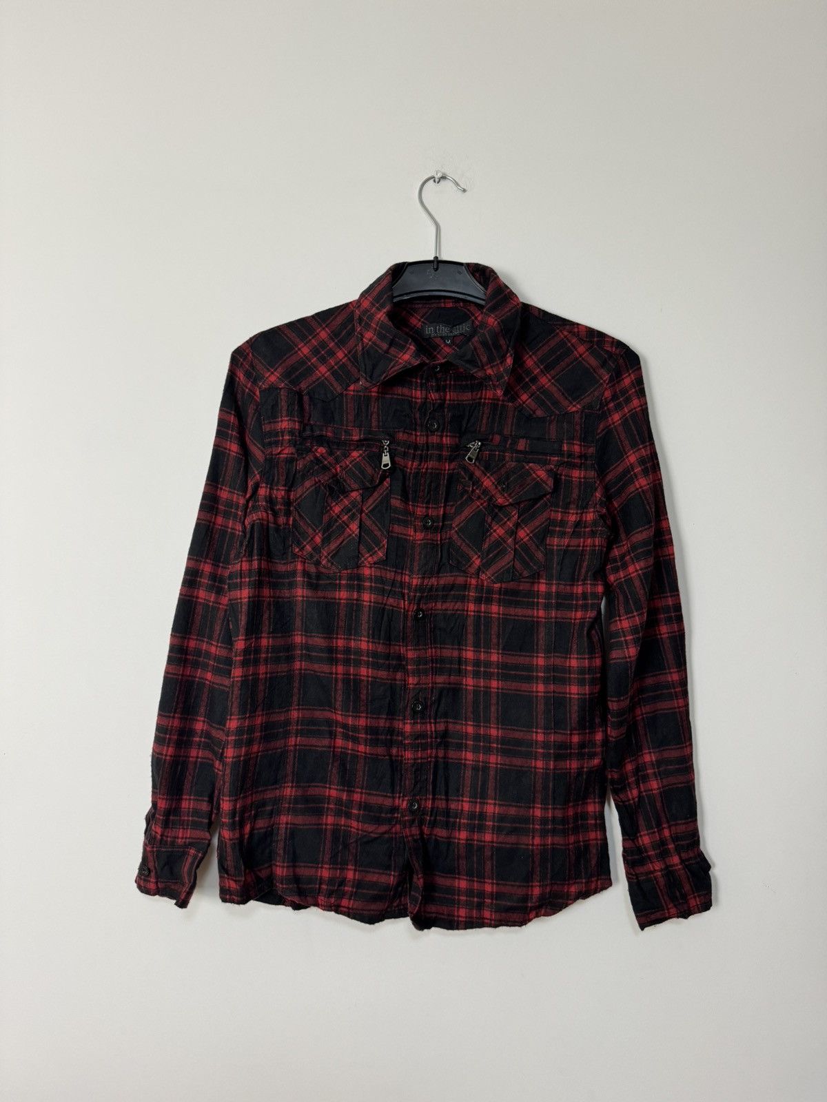 In The Attic In The Attic Flannel punk long sleeve shirt Japanese Size US M / EU 48-50 / 2 - 1 Thumbnail