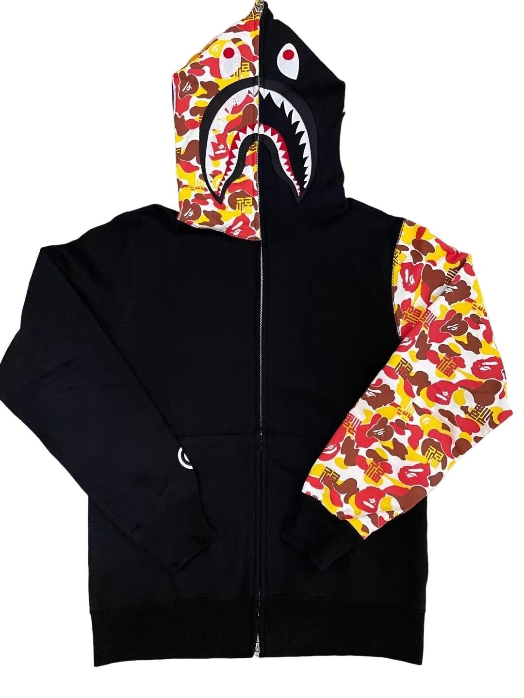 Bape Bape Camo Shark Full Zip Hoodie Size L Size US L / EU 52-54 / 3 - 1 Thumbnail