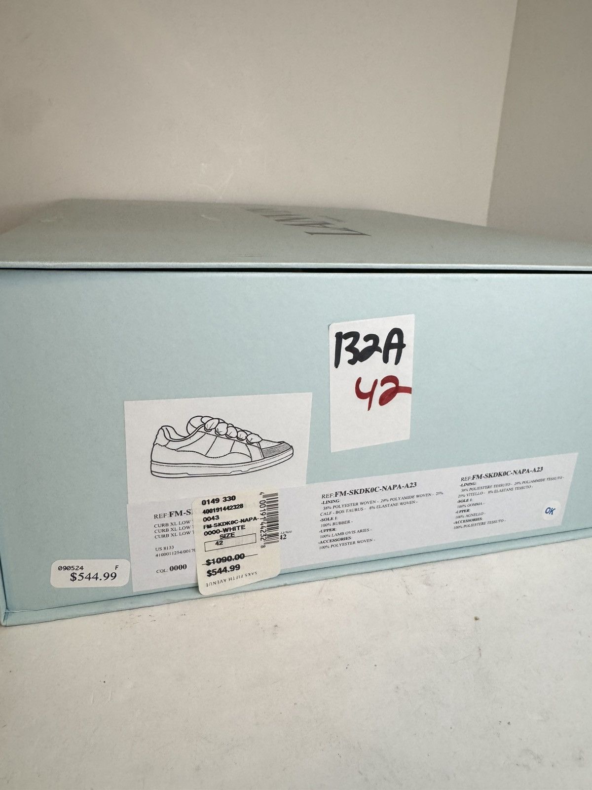 Lanvin Authentic Lanvin Curb XL Sneakers “White” Puff Sz 42/9 Size US 9 / EU 42 - 10 Thumbnail