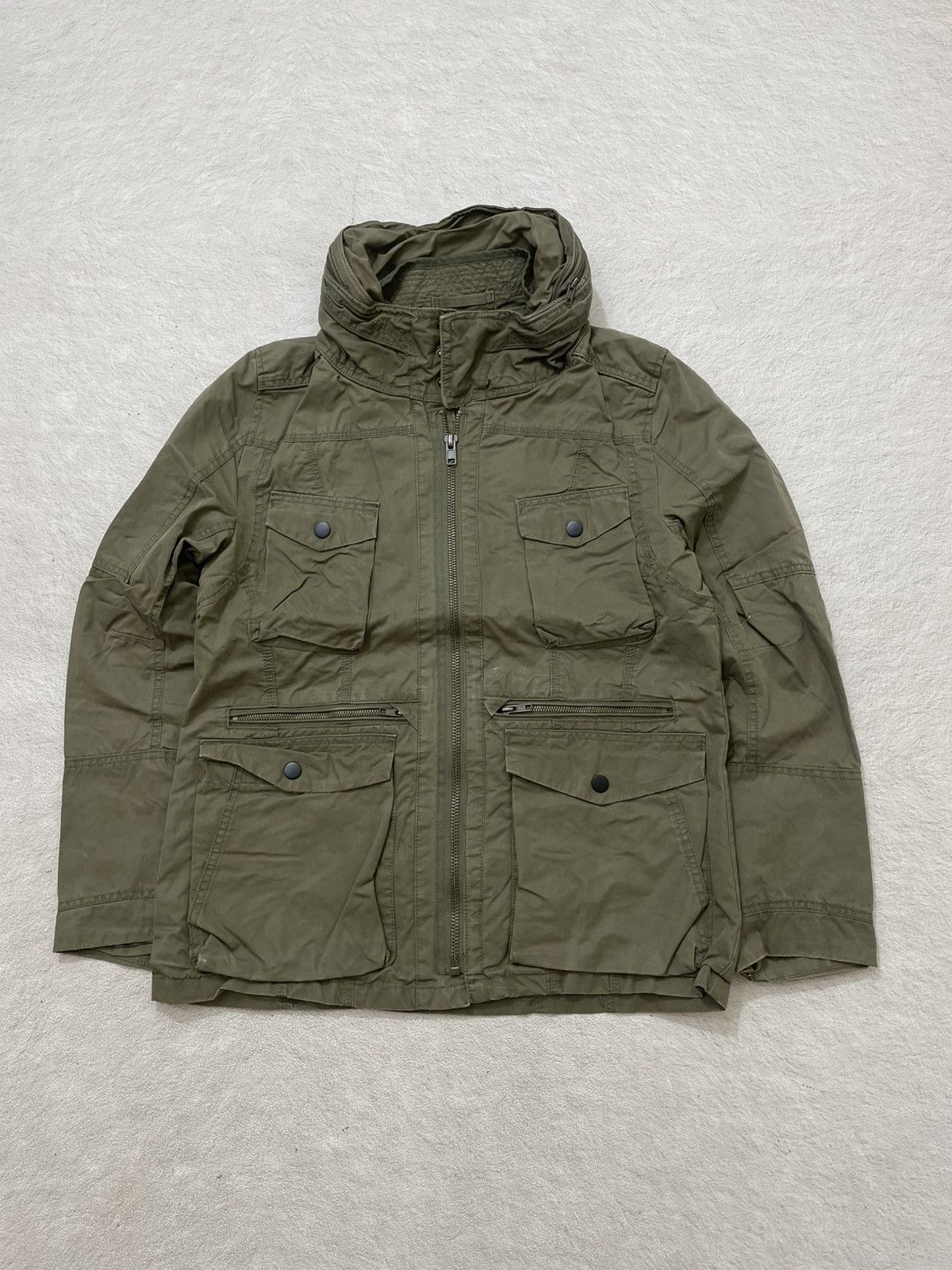 Alpha Industries 2000s Archival Military Jacket Utility Ifsix LGB Gorpcore Size US L / EU 52-54 / 3 - 1 Thumbnail