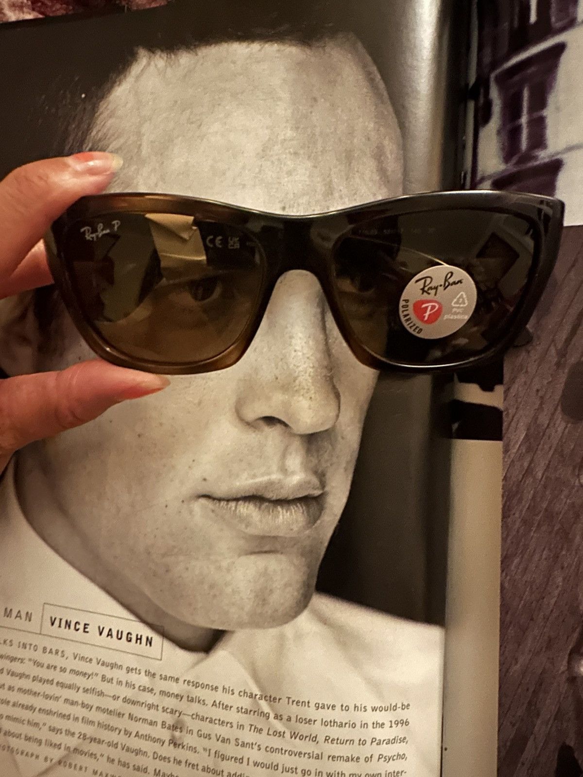 RayBan RAY-BAN RB4194 Sunglasses Tortoise Polished Light Havana Size ONE SIZE - 9 Thumbnail