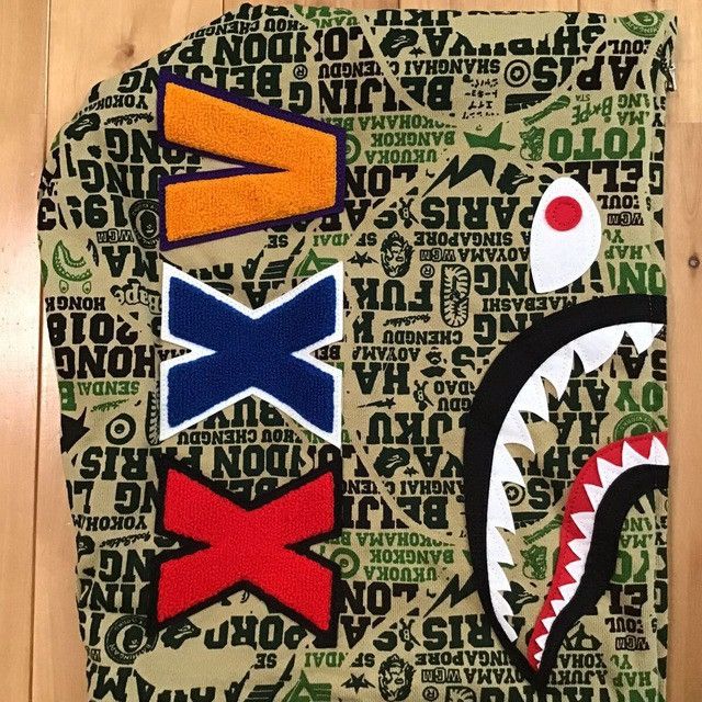 Bape BAPE XXV CITIES CAMO shark full zip hoodie a bathing ape Size US XL / EU 56 / 4 - 4 Thumbnail