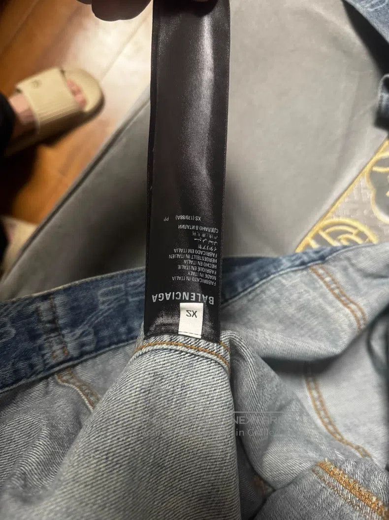 Balenciaga Balenciaga Denim Jacket Size US XS / EU 42 / 0 - 3 Thumbnail