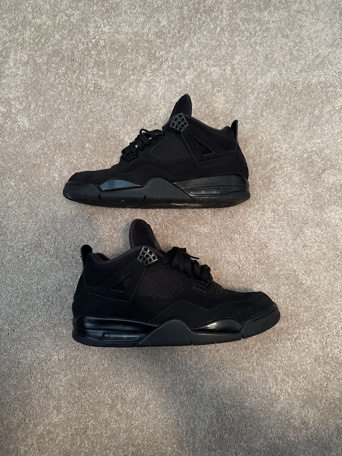 Jordan Brand Black Cat Jordan 4 2020 Size US 12.5 / EU 45-46 - 1 Thumbnail