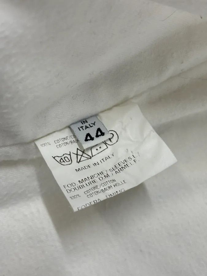 Maison Margiela AW2005 Maison Martin Margiela White Cotton Quilted Puffer Jacket Size US S / EU 44-46 / 1 - 9 Thumbnail