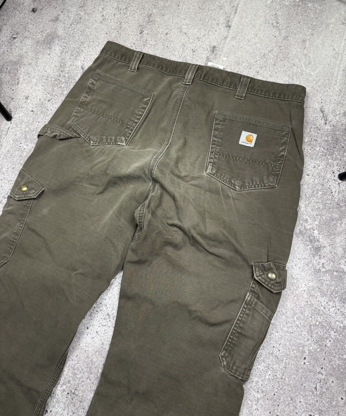 Carhartt Crazy Vintage Faded Carhartt Y2K Cargo Work Pants Japanesse Size US 38 / EU 54 - 10 Thumbnail