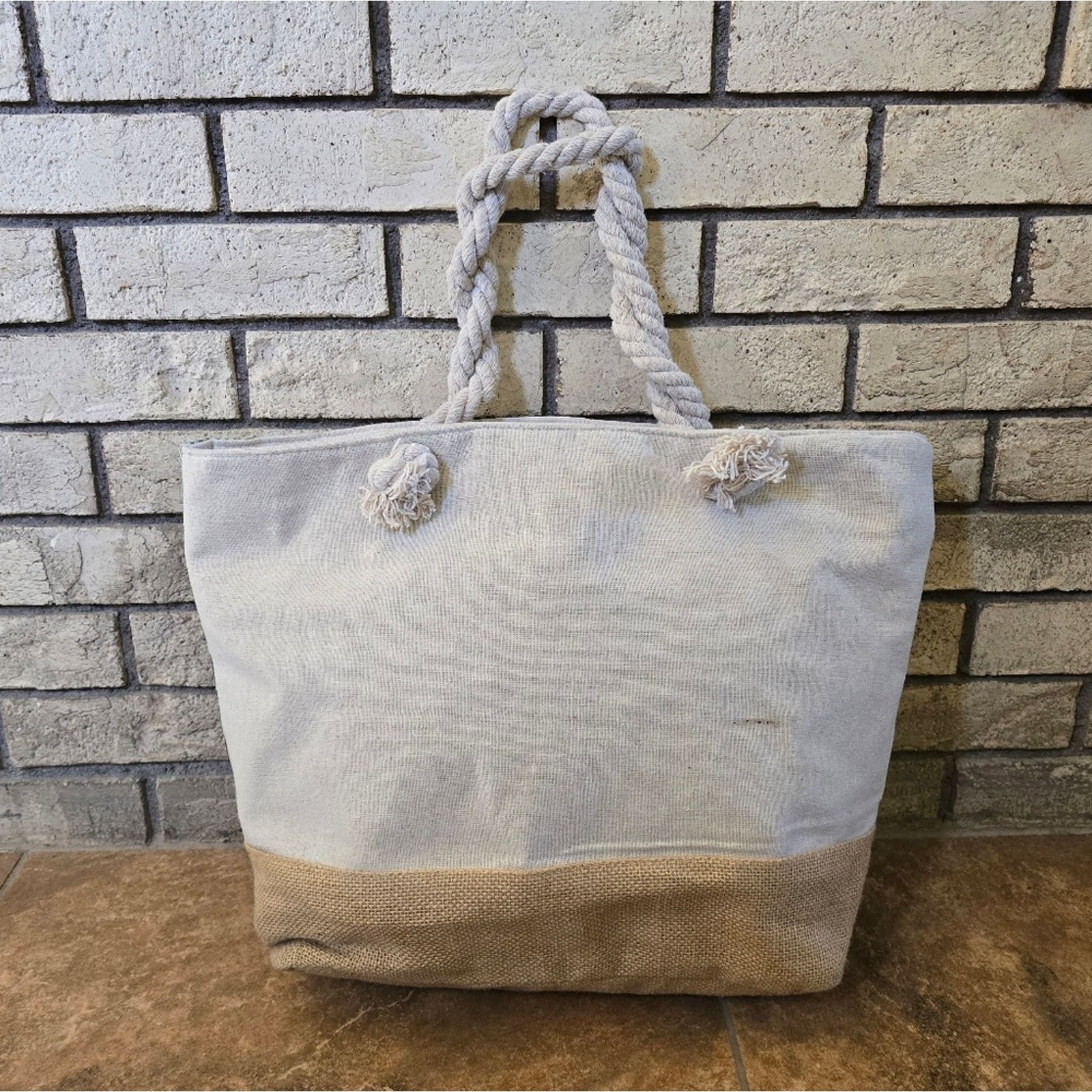 Other Multicolored Elsie & Zoey Canvas Beach Tote Size ONE SIZE - 2 Thumbnail