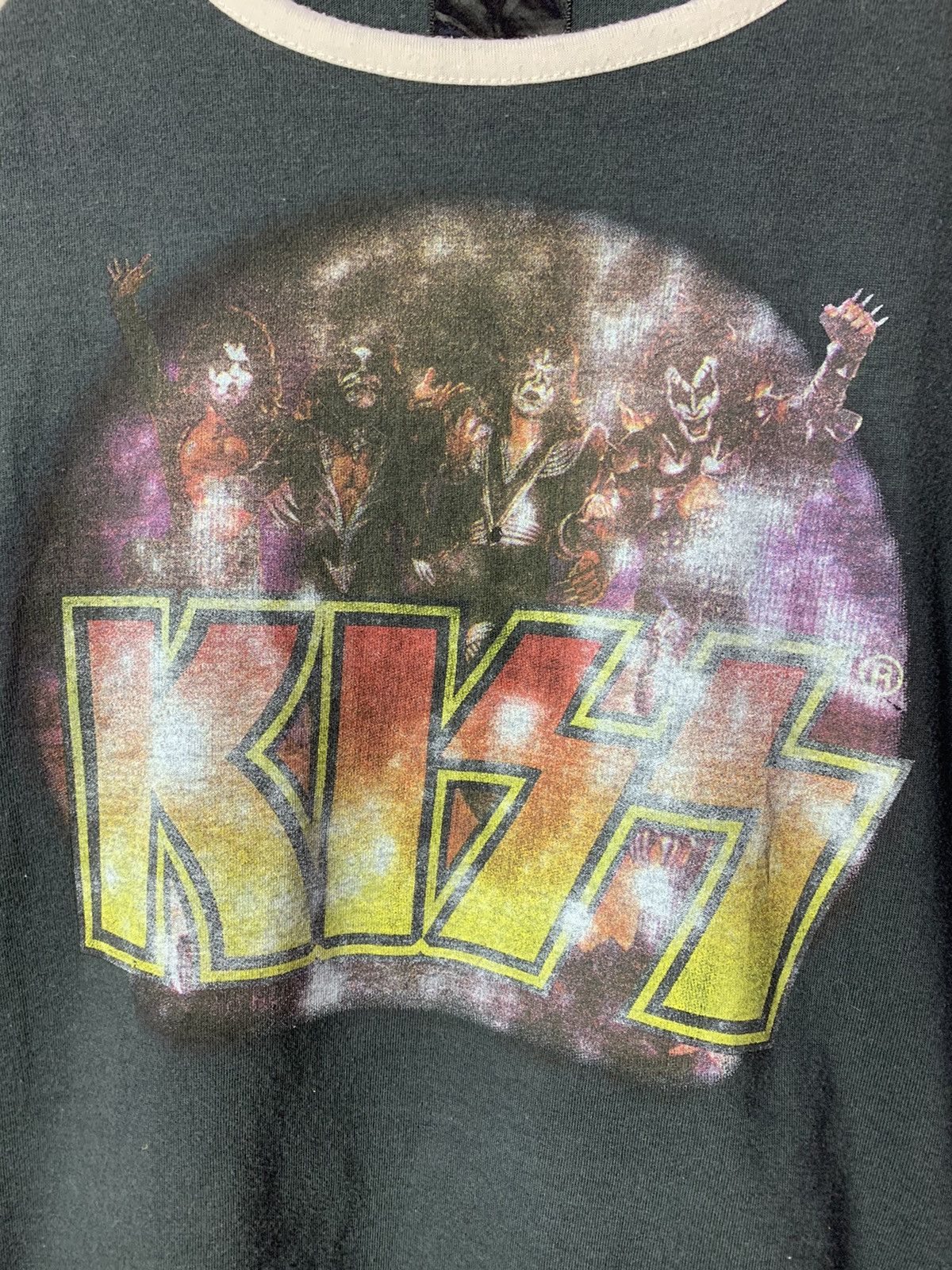 Band Tees Steals! Kiss 3Q Vintage Style Band Tee Size US M / EU 48-50 / 2 - 3 Thumbnail